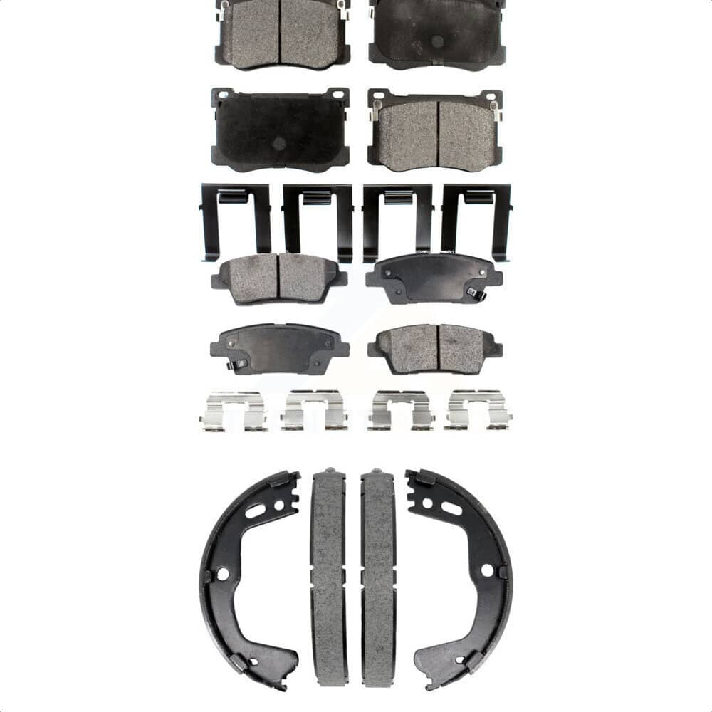 Transit Auto - KTN-101012 - Front and Rear Disc Brake Pad Kits