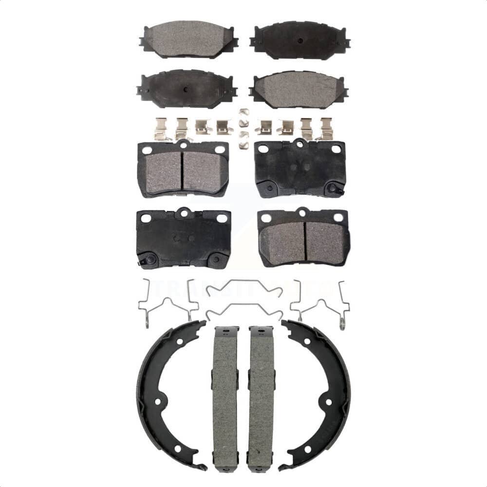 Transit Auto - KTN-101017 - Front and Rear Disc Brake Pad Kits