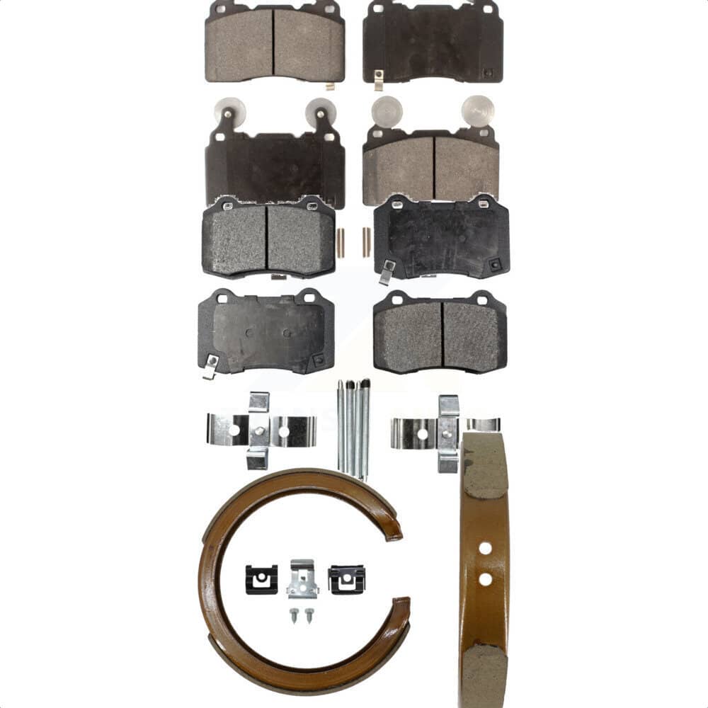 Transit Auto - KTN-101020 - Front and Rear Disc Brake Pad Kits