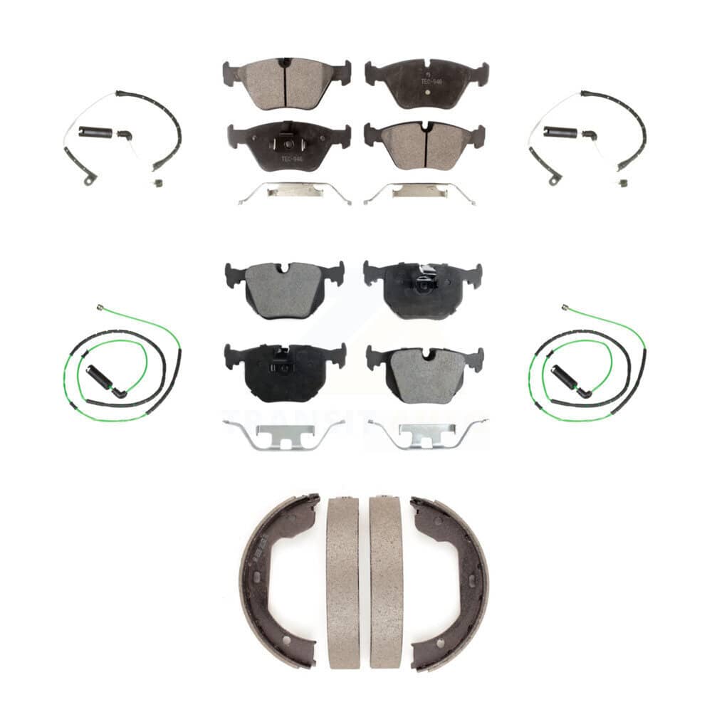 TEC - KTW-100841 - Front and Rear Disc Brake Pad Kits
