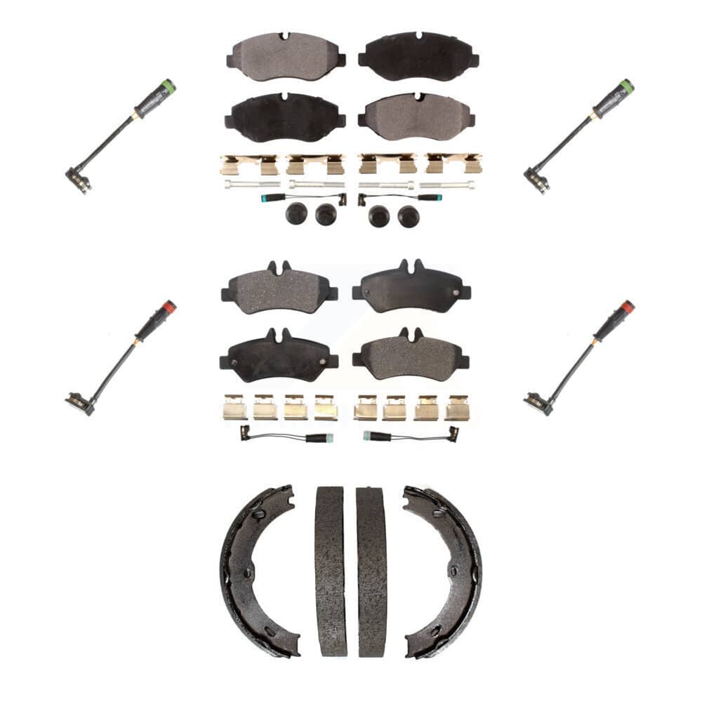 TEC - KTW-100858 - Front and Rear Disc Brake Pad Kits