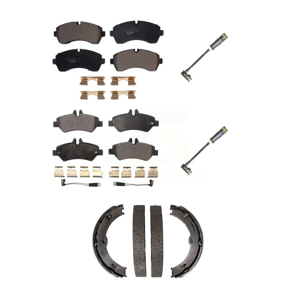 TEC - KTW-101442 - Front and Rear Disc Brake Pad Kits