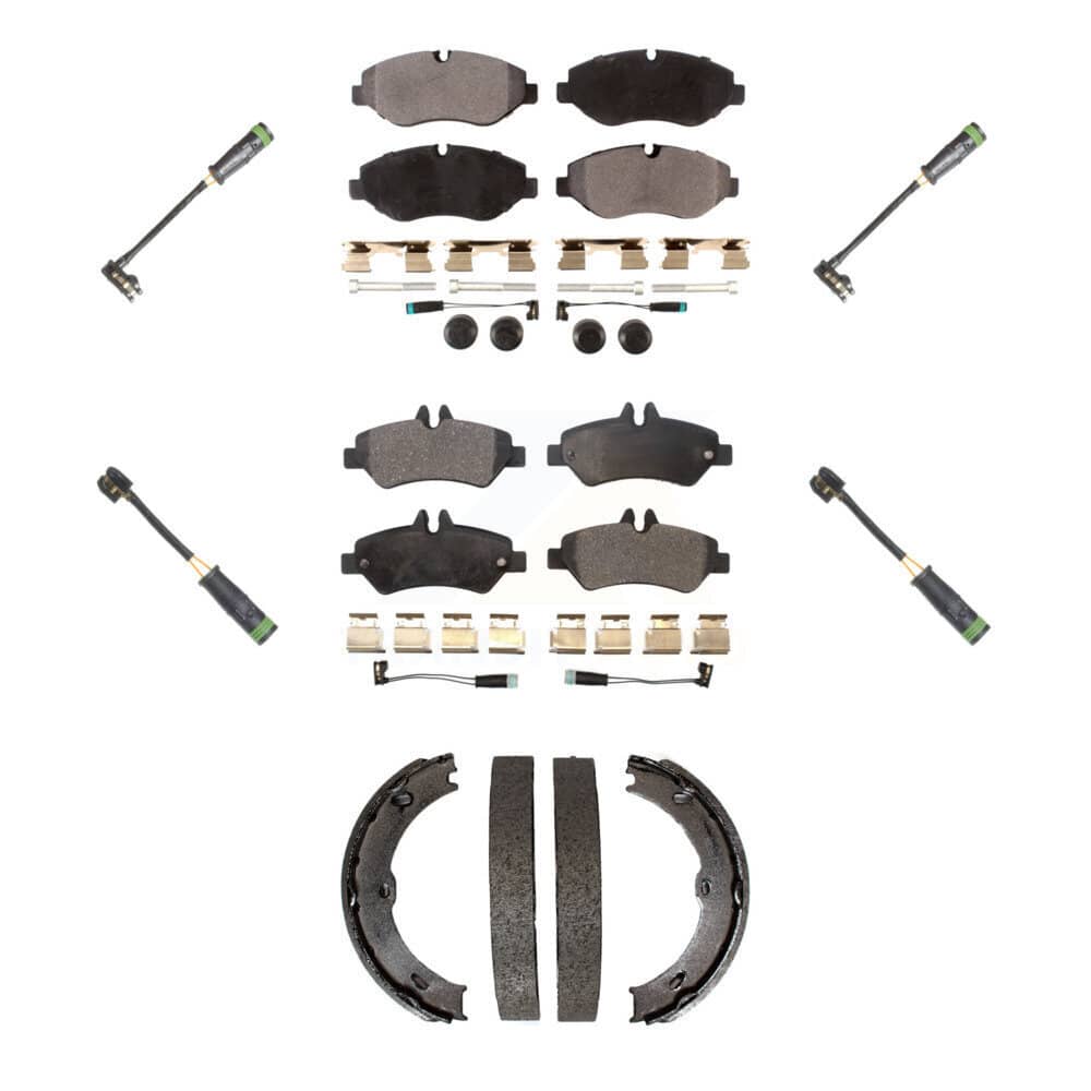 TEC - KTW-101490 - Front and Rear Disc Brake Pad Kits