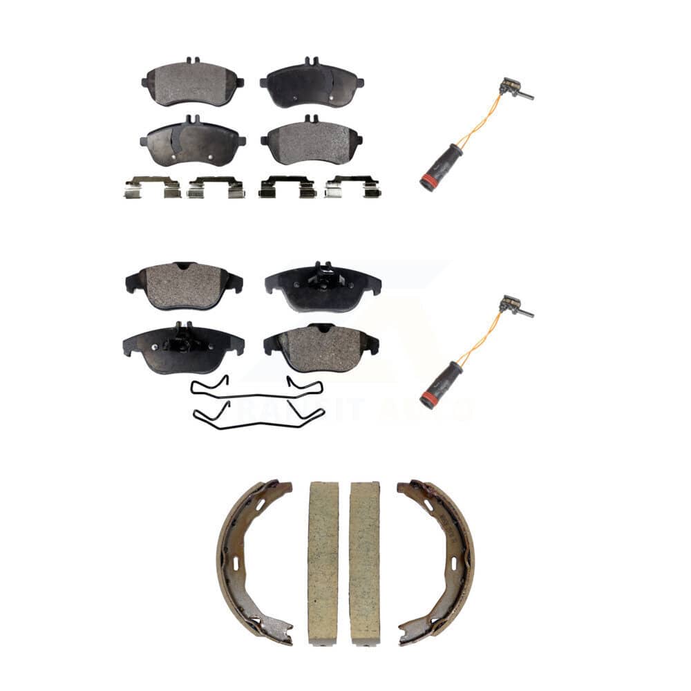 TEC - KTW-101792 - Front and Rear Disc Brake Pad Kits