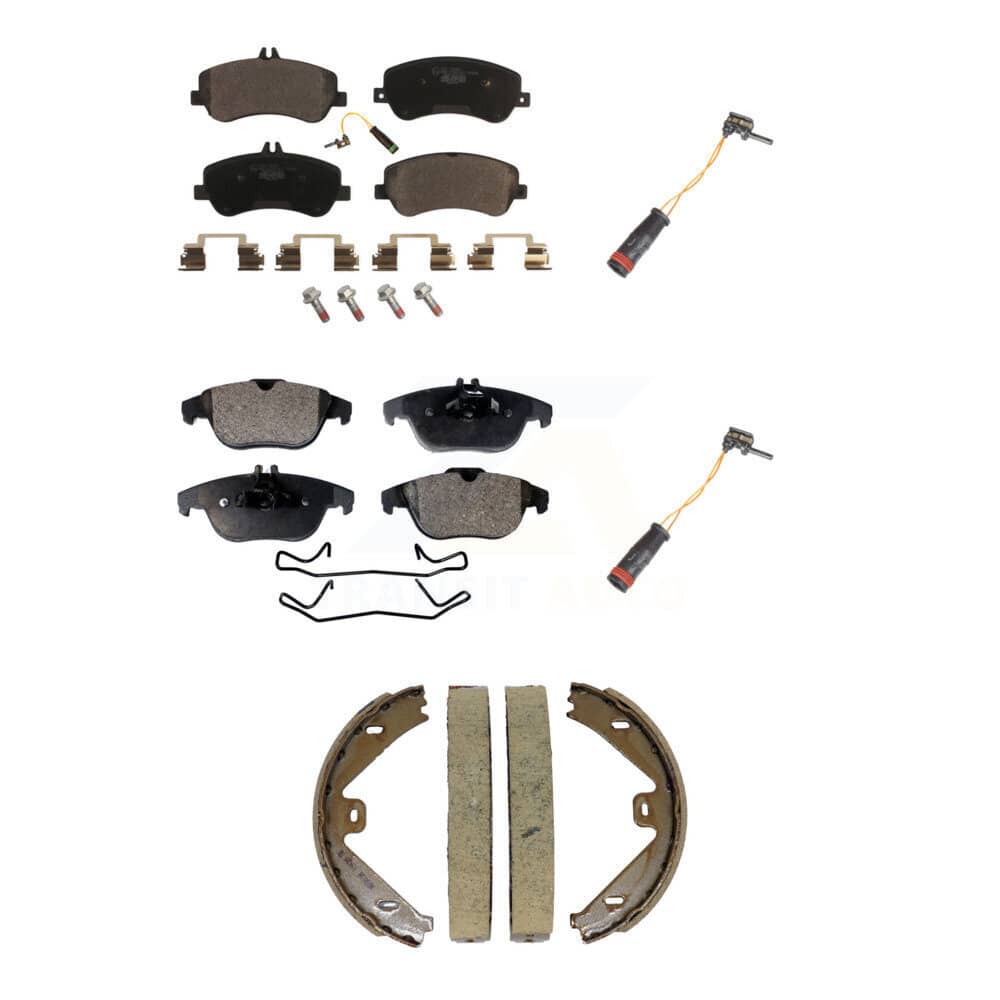 TEC - KTW-101795 - Front and Rear Disc Brake Pad Kits