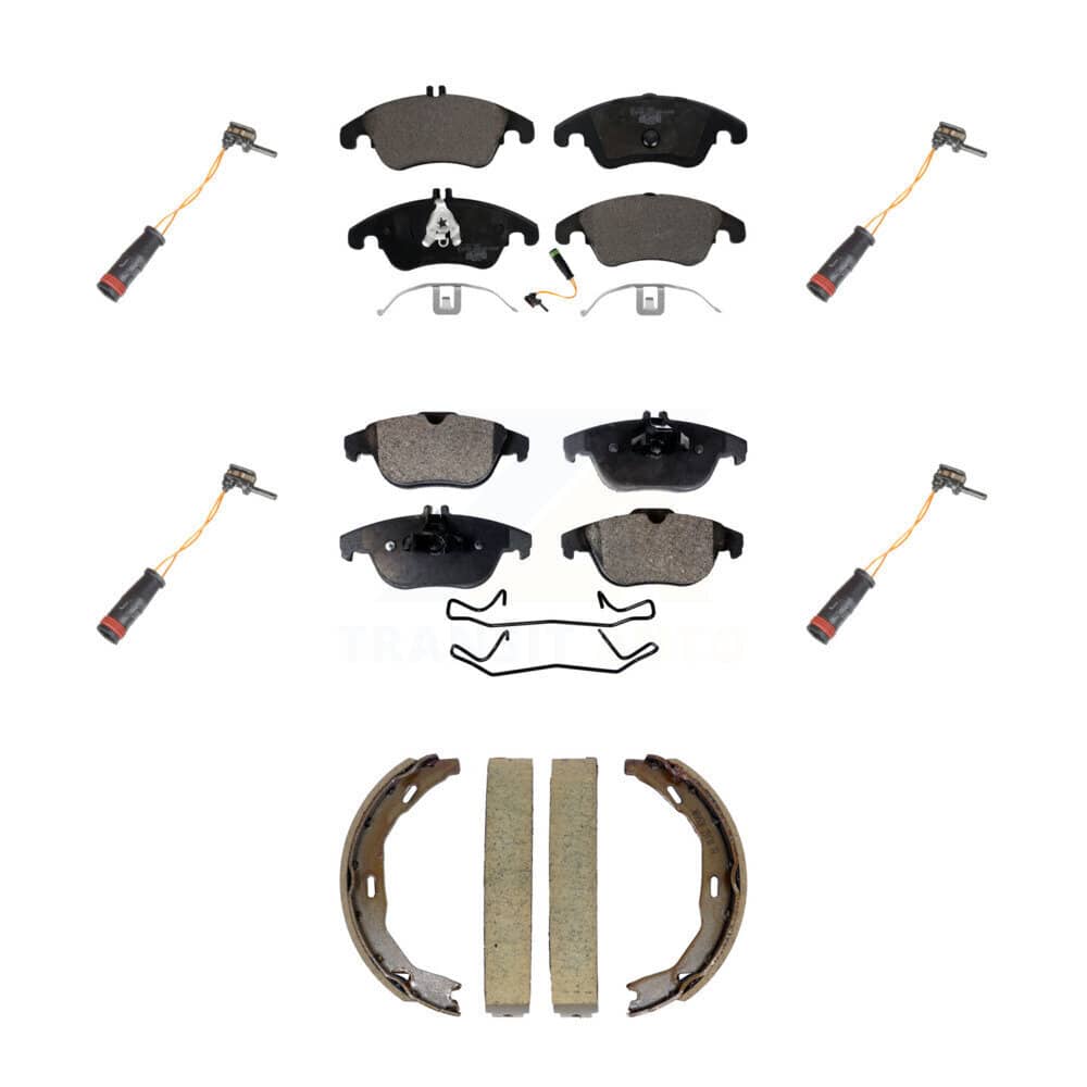 TEC - KTW-101811 - Front and Rear Disc Brake Pad Kits