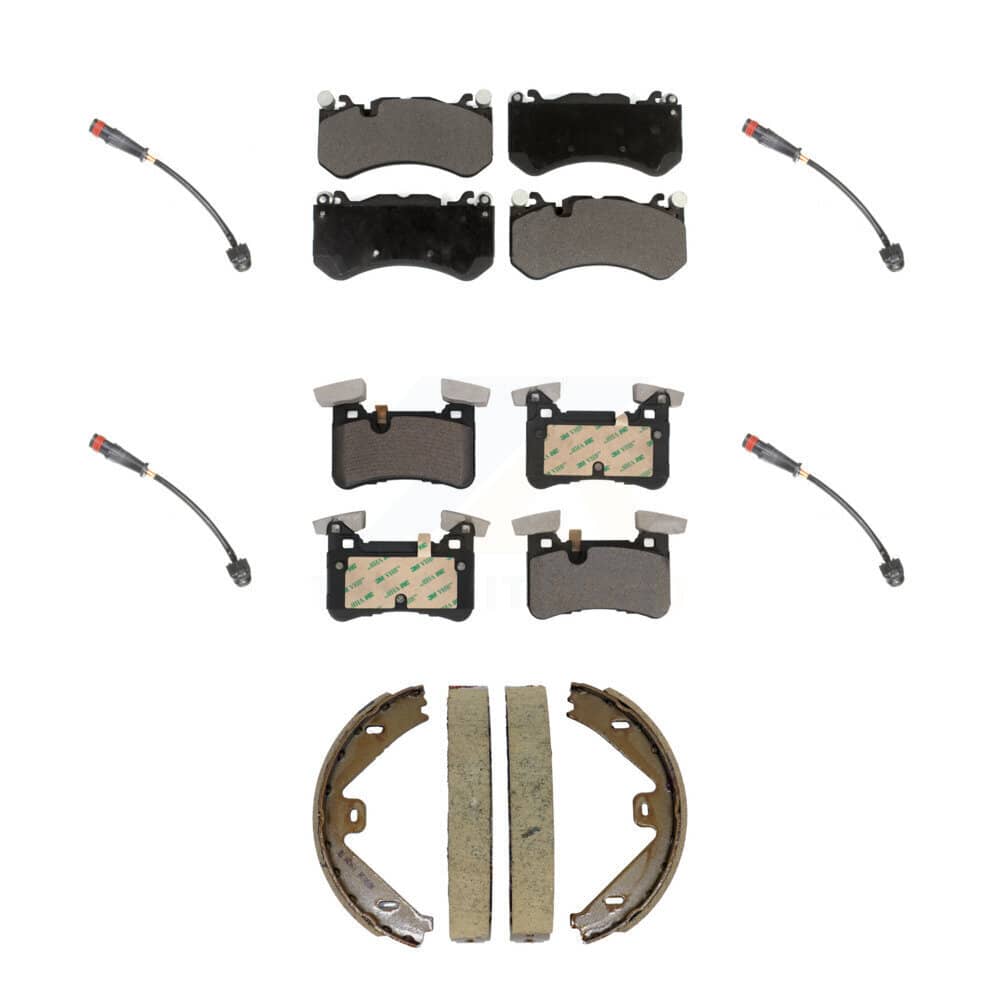 TEC - KTW-101812 - Front and Rear Disc Brake Pad Kits
