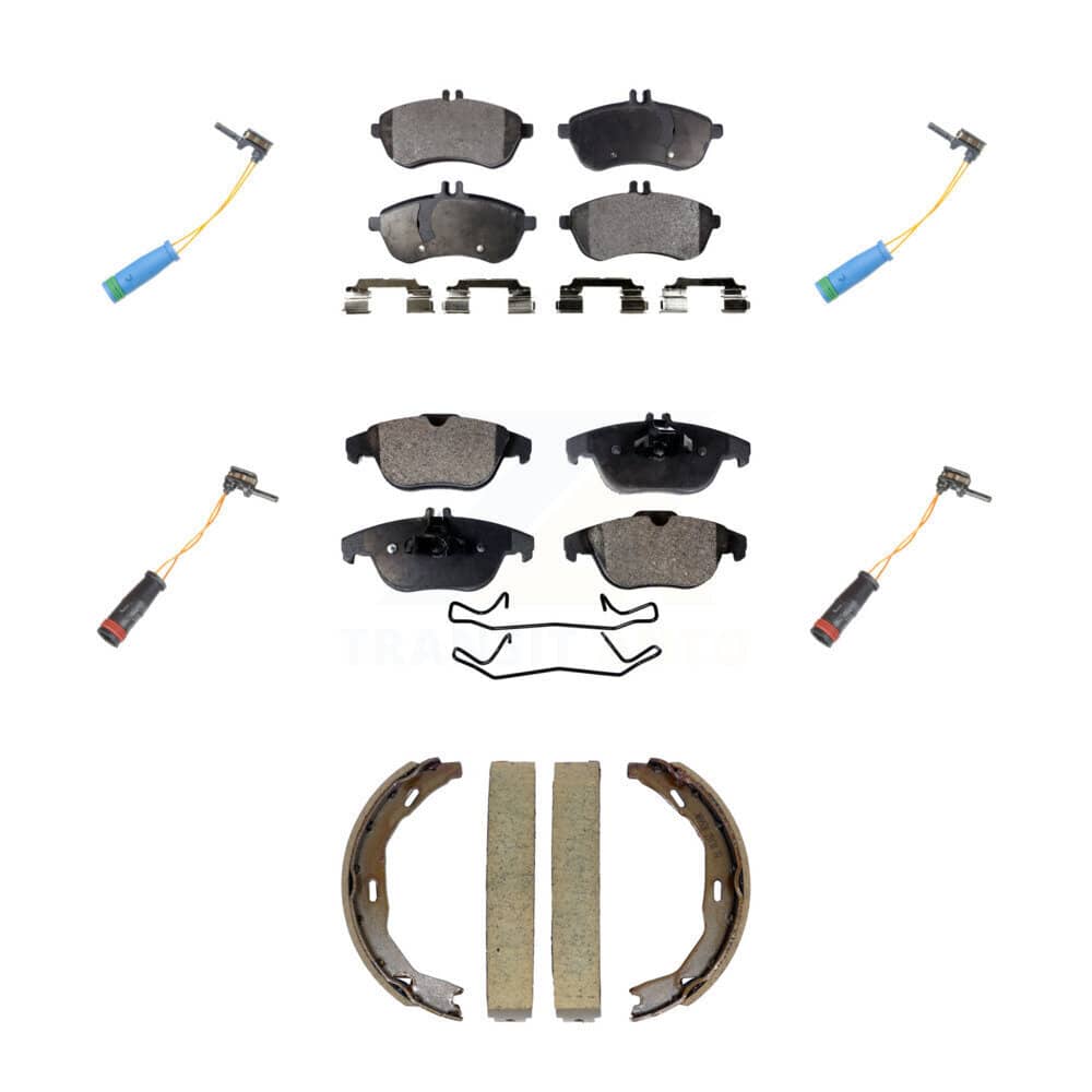 TEC - KTW-101813 - Front and Rear Disc Brake Pad Kits