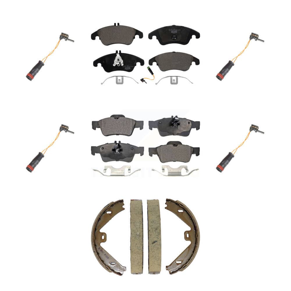 TEC - KTW-101814 - Front and Rear Disc Brake Pad Kits