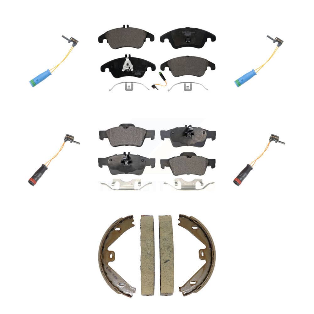 TEC - KTW-101816 - Front and Rear Disc Brake Pad Kits
