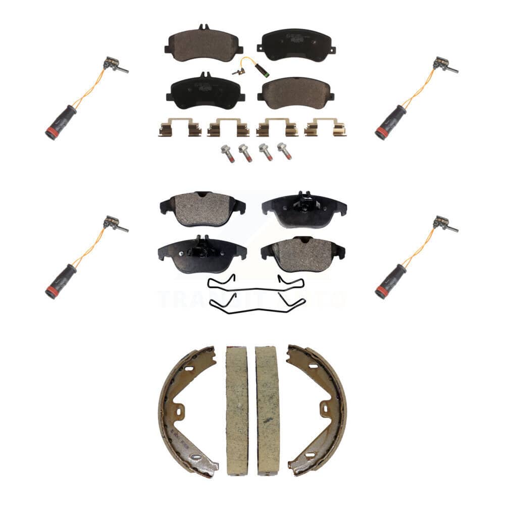 TEC - KTW-101823 - Front and Rear Disc Brake Pad Kits