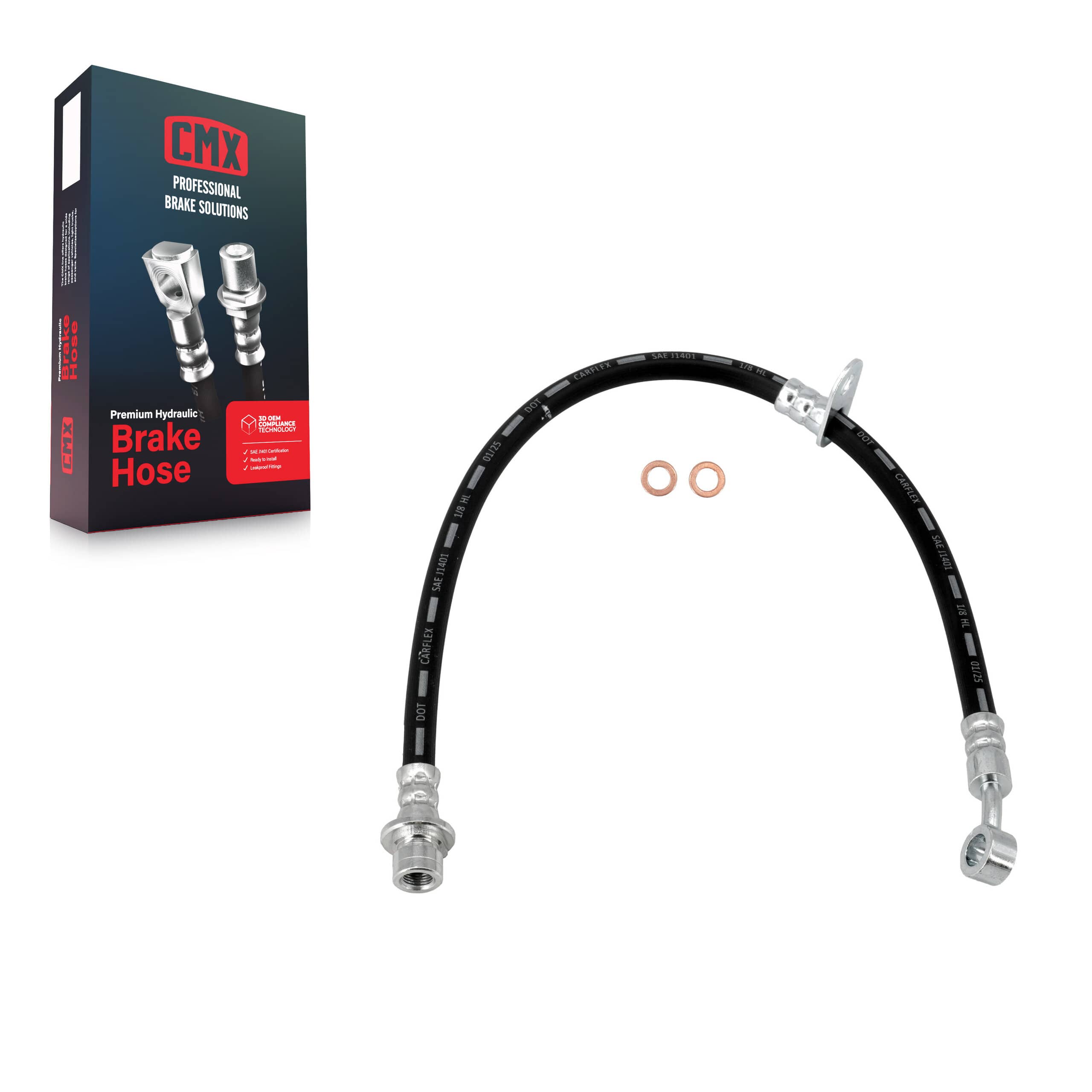 CMX - 12-H382555 - Front Left Brake Hydraulic Hose