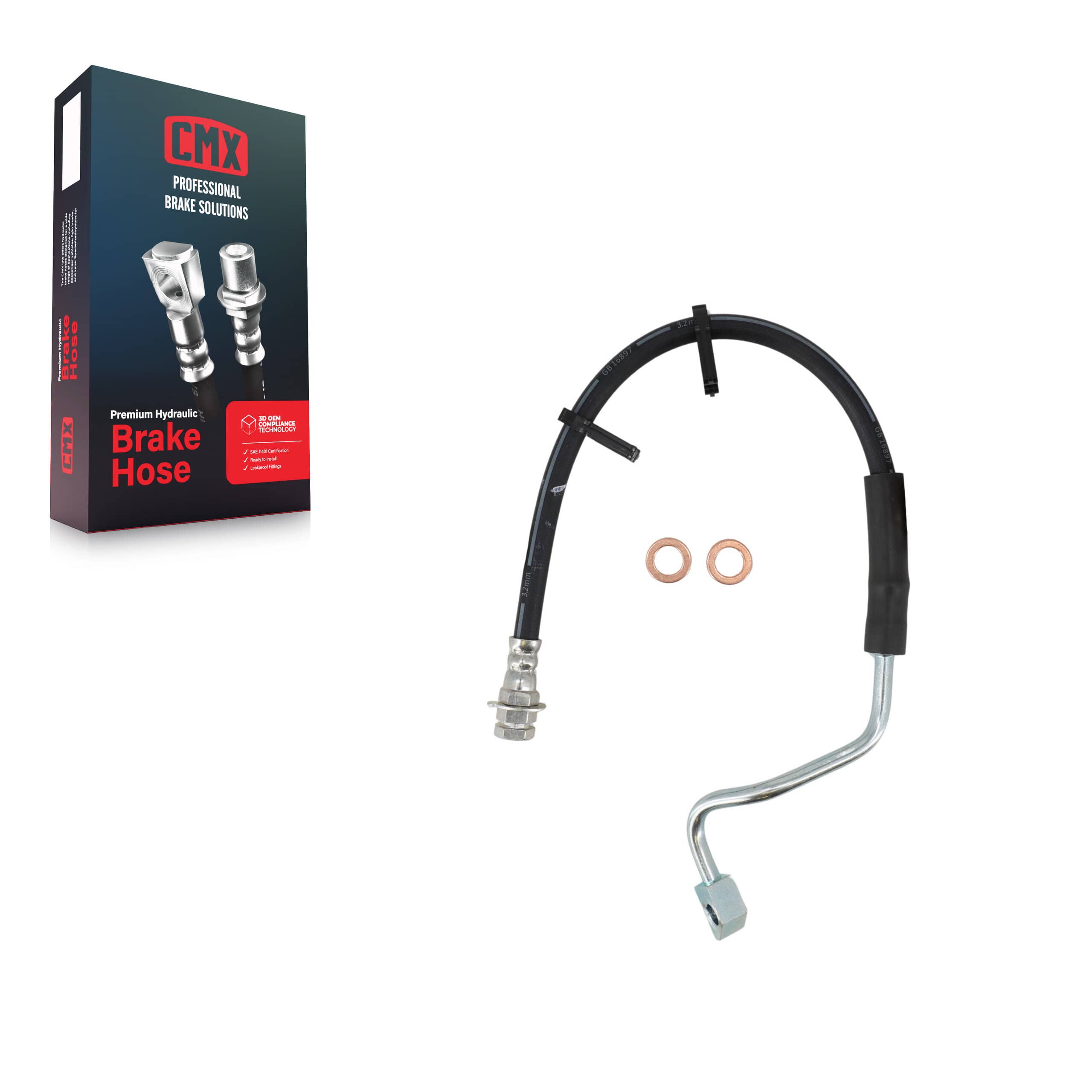CMX - 12-H620607 - Front Left Brake Hydraulic Hose
