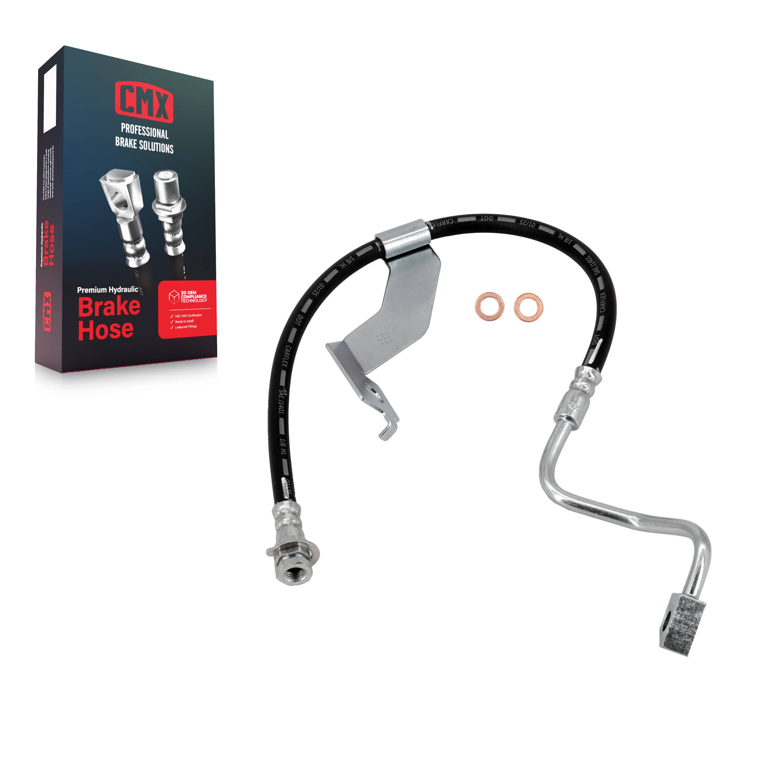 CMX - 12-H621004 - Front Left Brake Hydraulic Hose