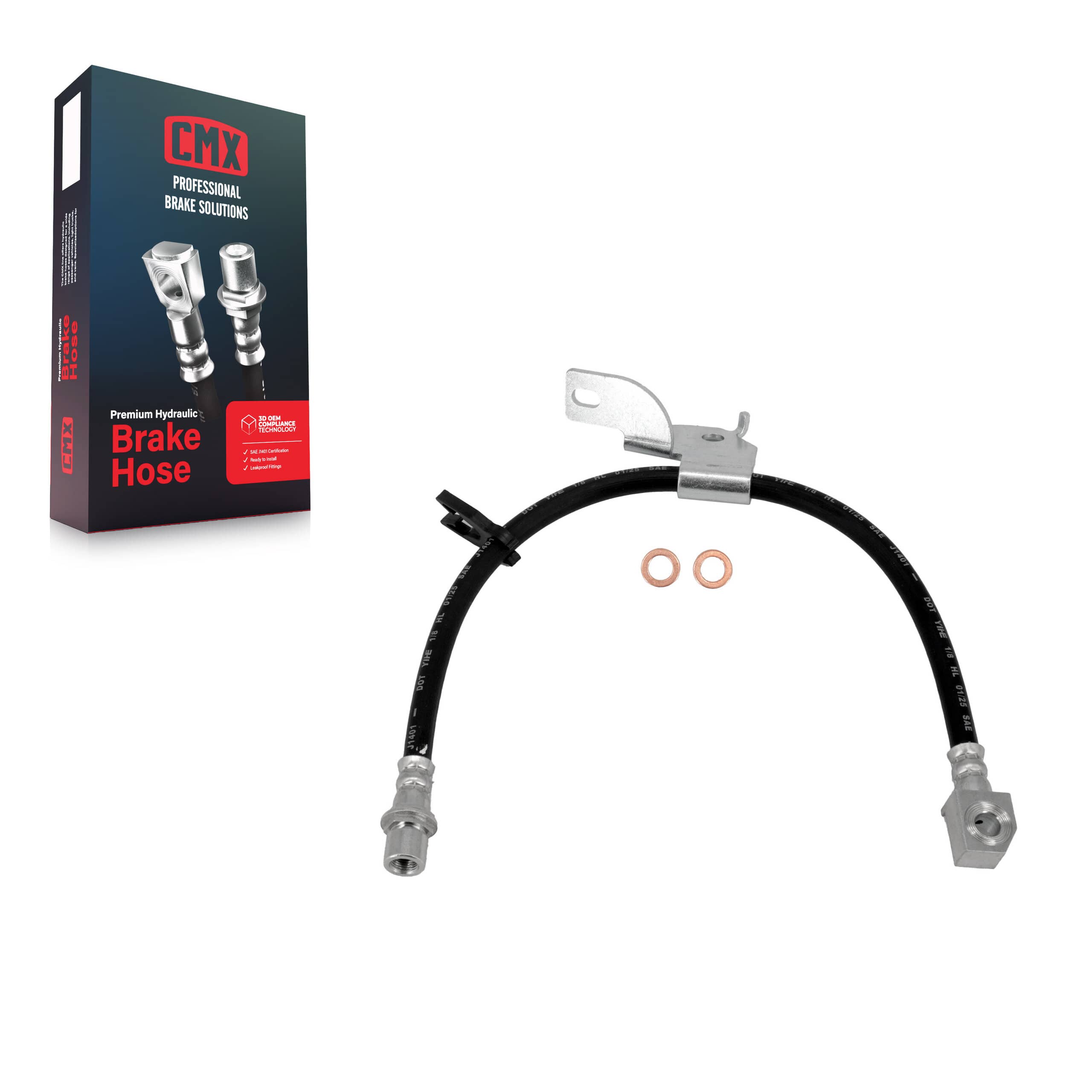CMX - 12-H621458 - Front Left Brake Hydraulic Hose