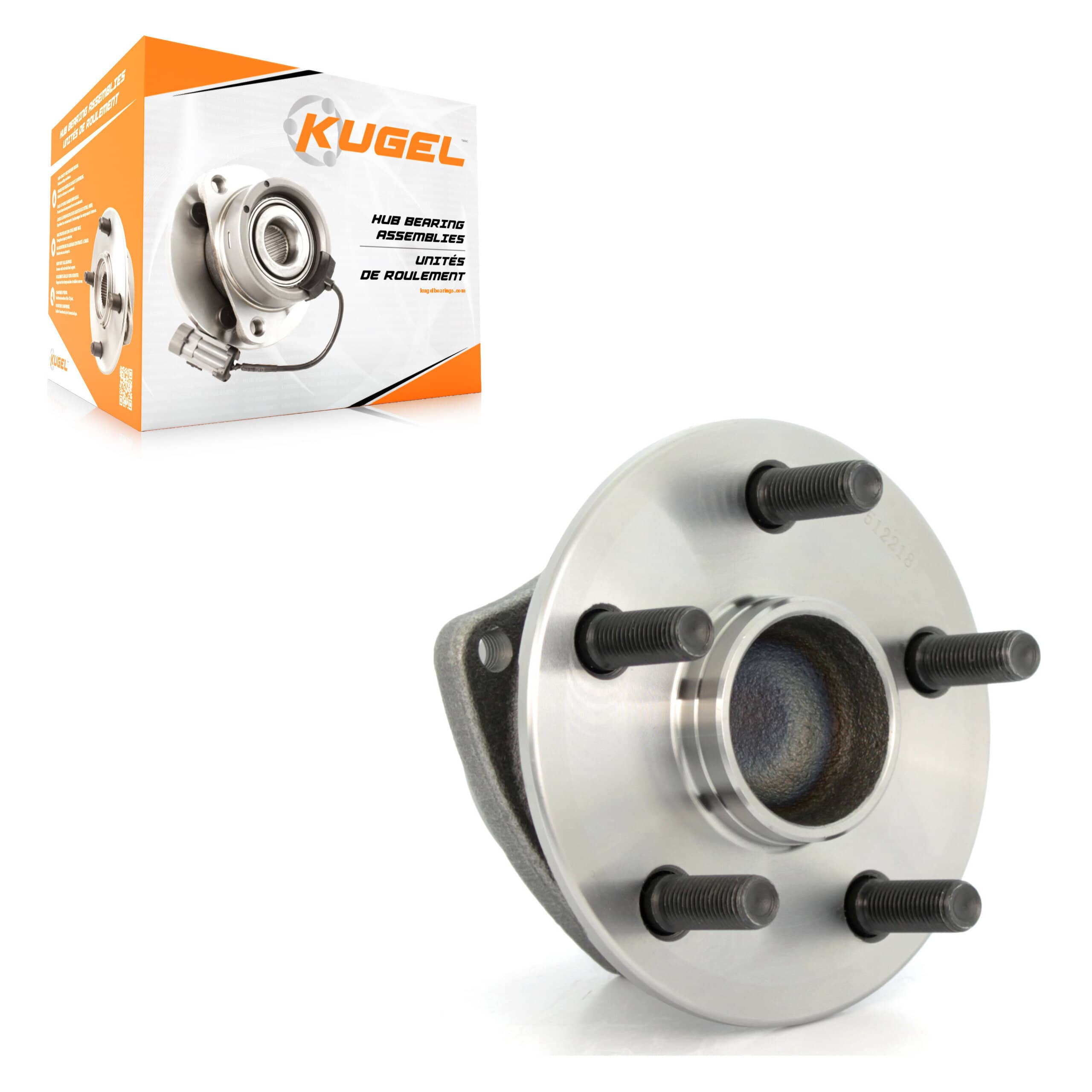 Kugel - 70-512218 - Rear Wheel Bearing and Hub Assembly