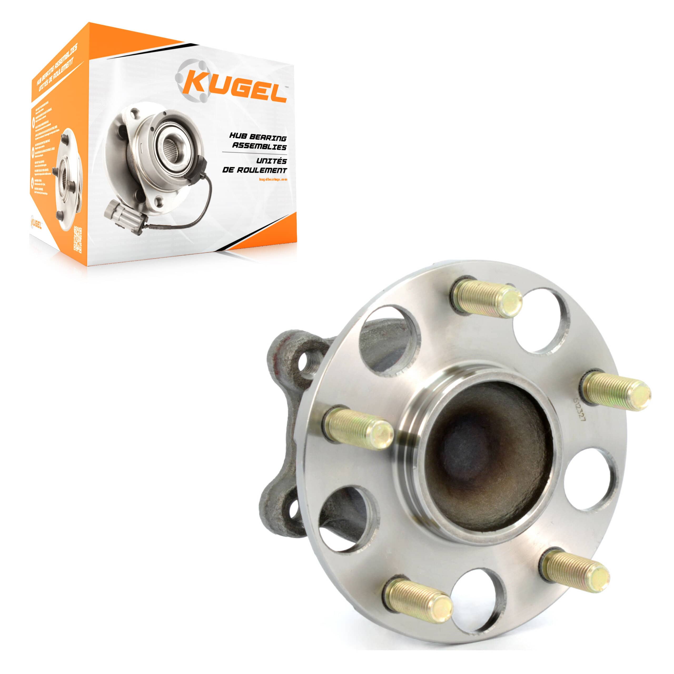 Kugel - 70-512327 - Rear Wheel Bearing and Hub Assembly