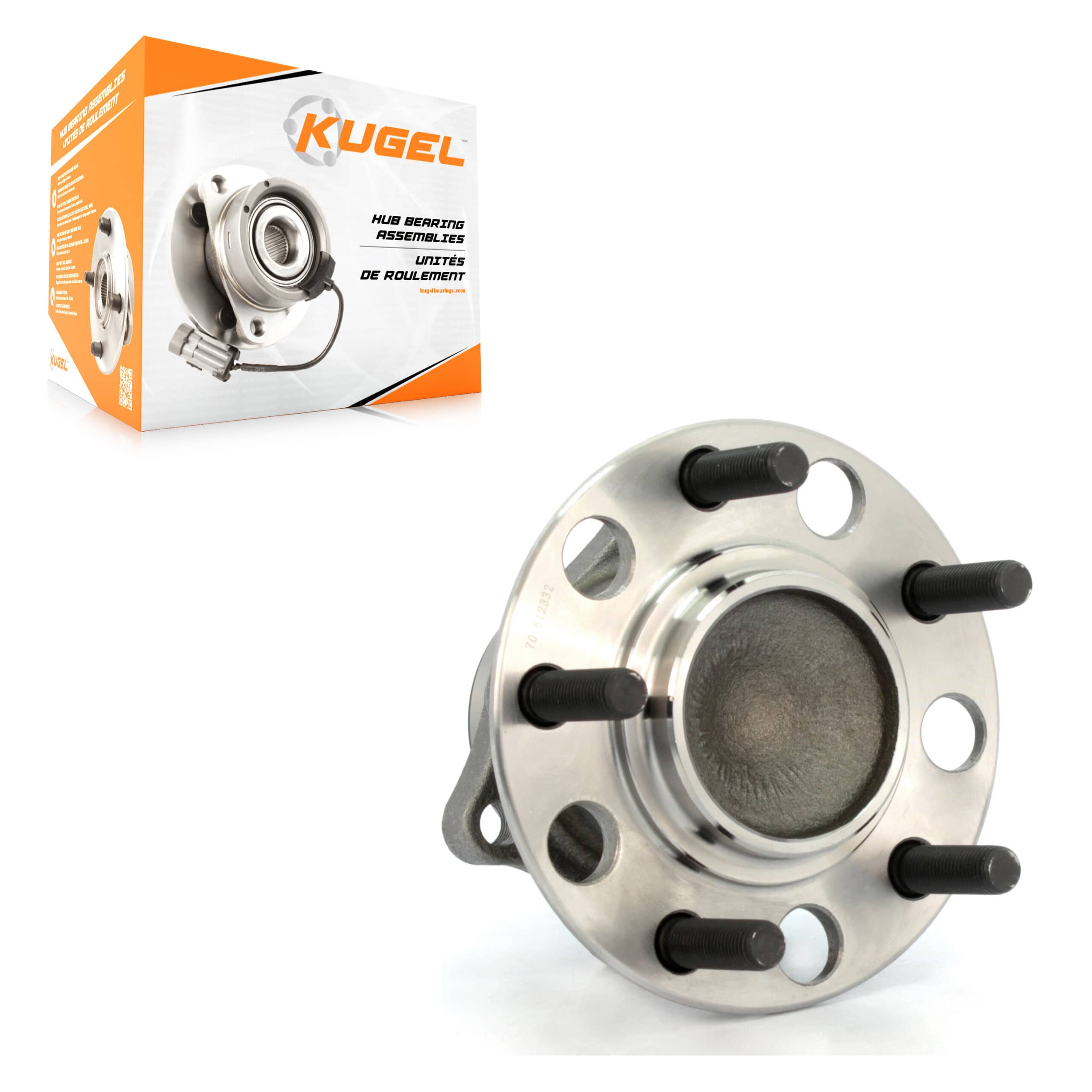 Kugel - 70-512332 - Rear Wheel Bearing and Hub Assembly