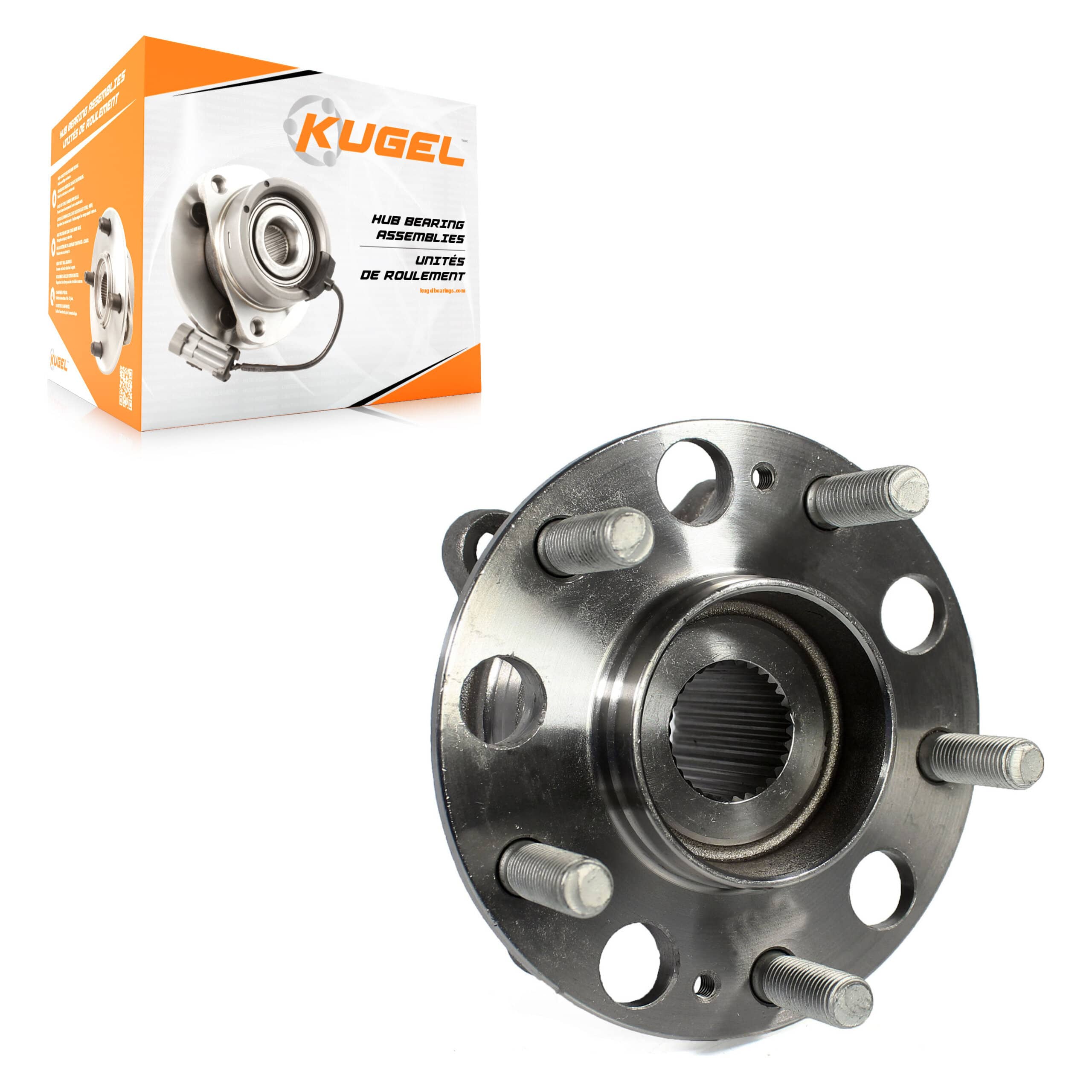 Kugel - 70-512417 - Rear Wheel Bearing and Hub Assembly