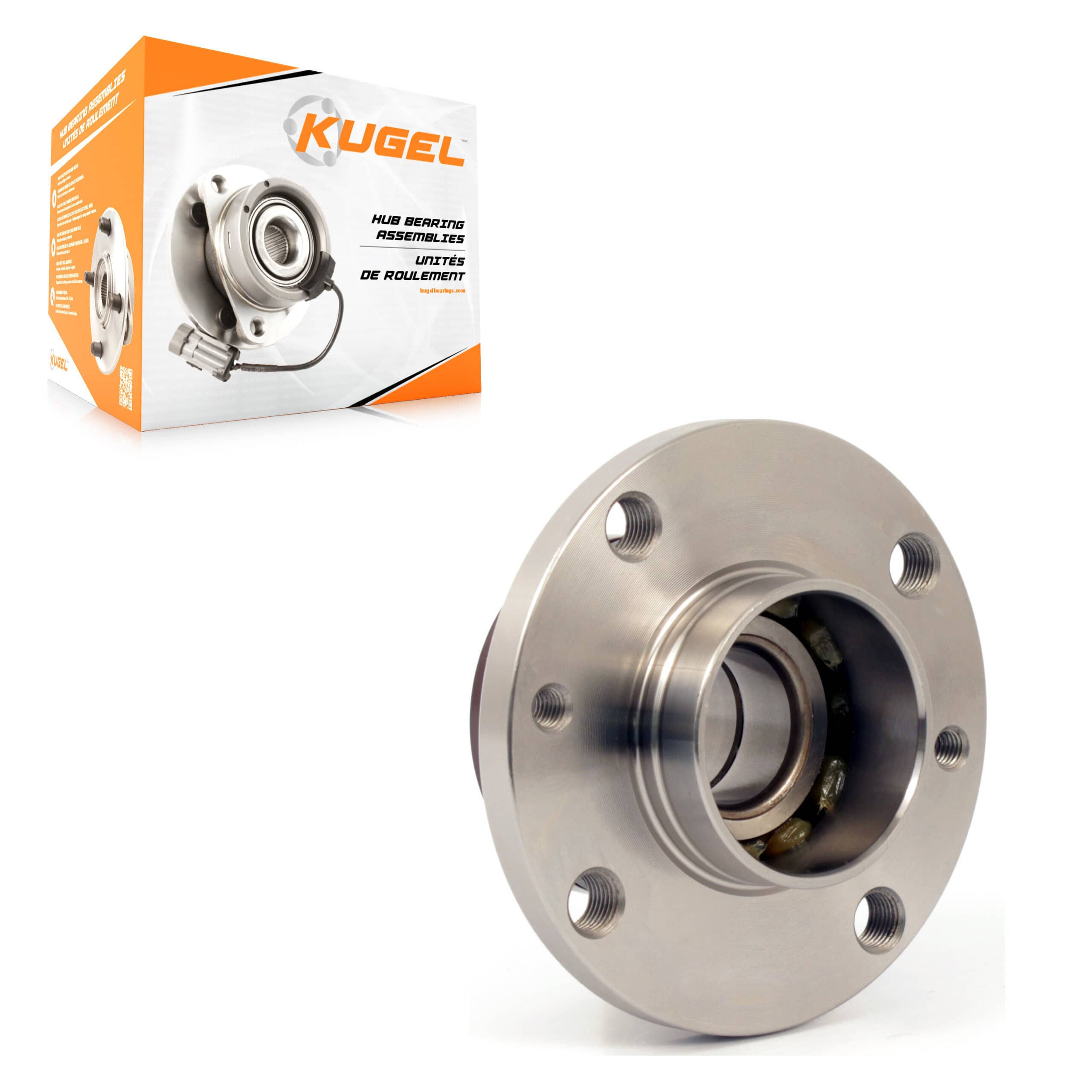 Kugel - 70-512480 - Rear Wheel Bearing and Hub Assembly