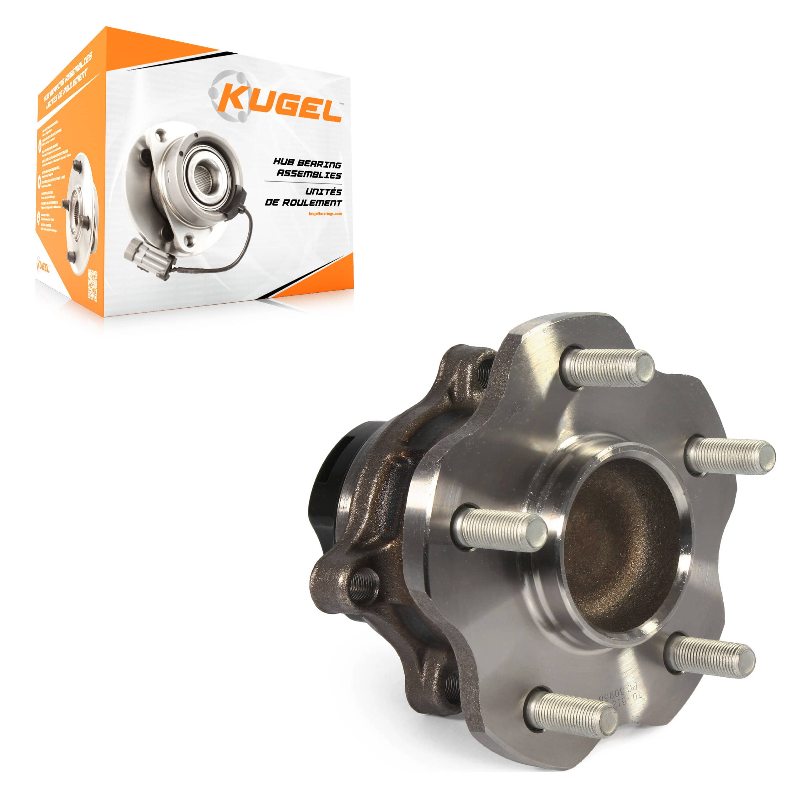 Kugel - 70-512533 - Rear Wheel Bearing and Hub Assembly