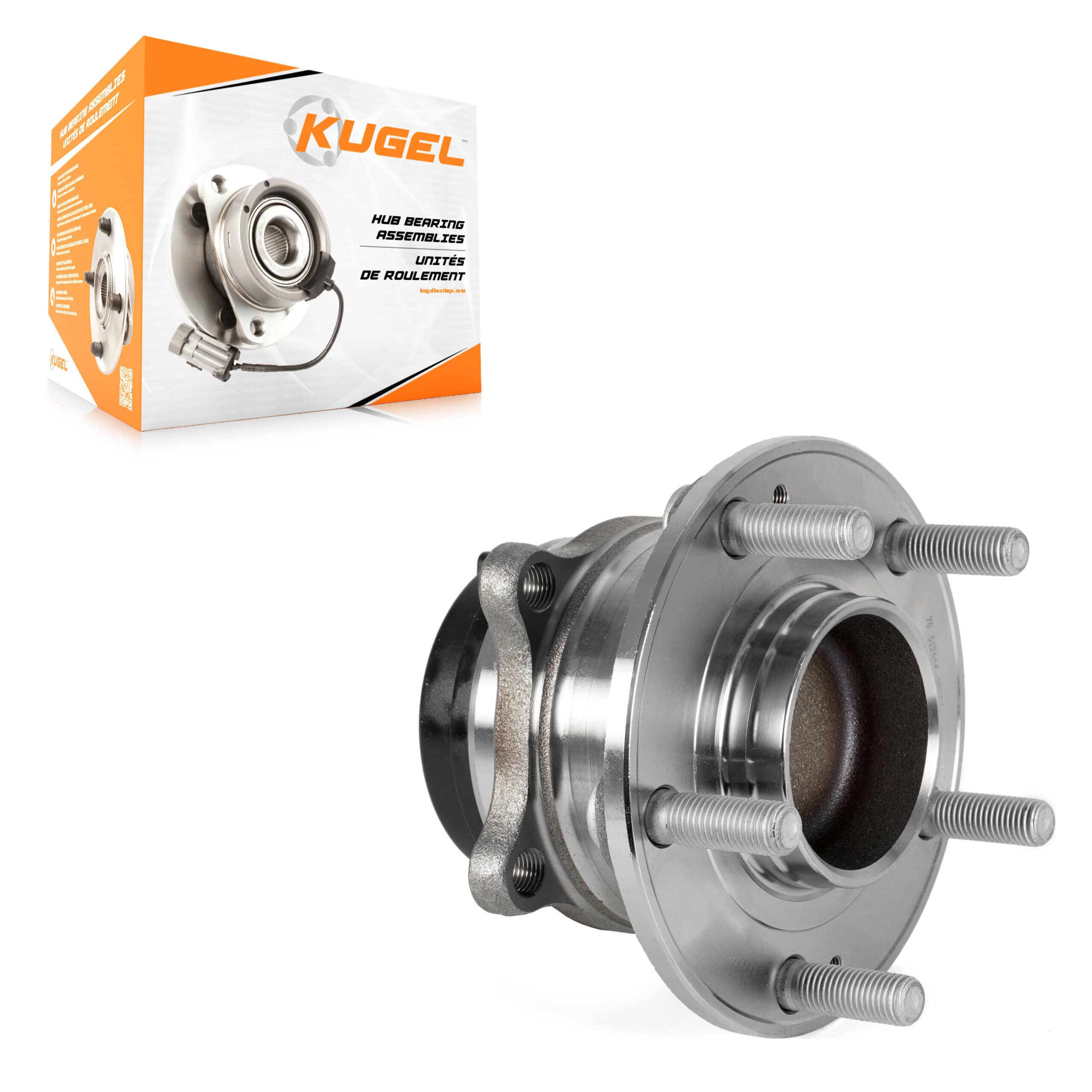Kugel - 70-512556 - Rear Wheel Bearing and Hub Assembly