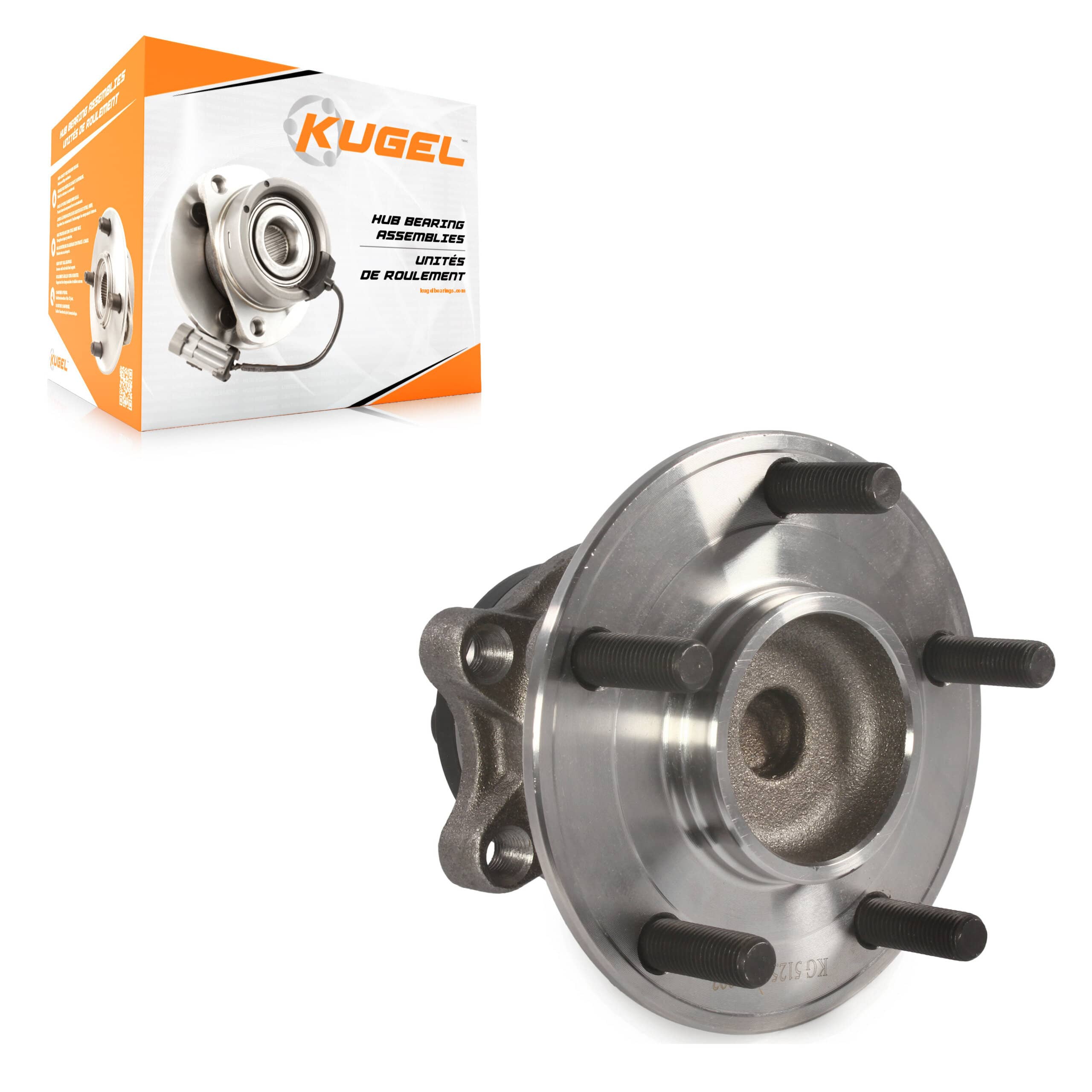 Kugel - 70-512563 - Rear Wheel Bearing and Hub Assembly