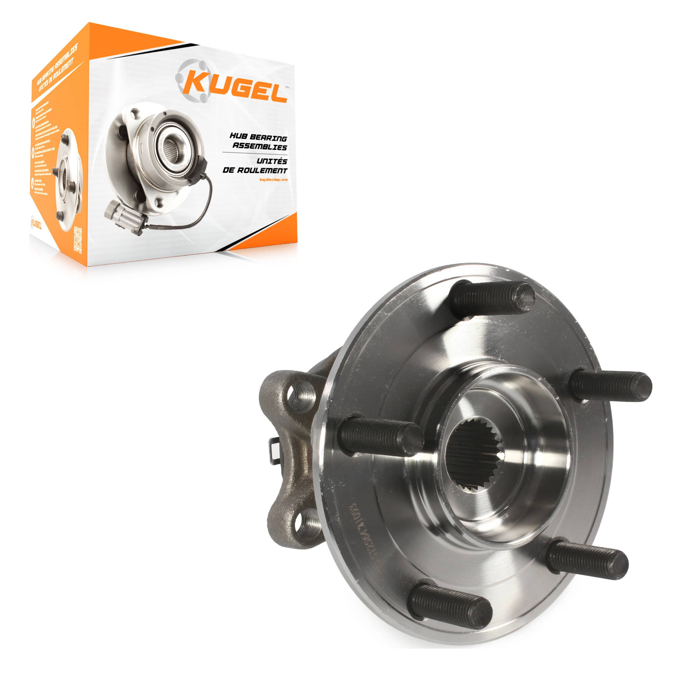 Kugel - 70-512564 - Rear Wheel Bearing and Hub Assembly