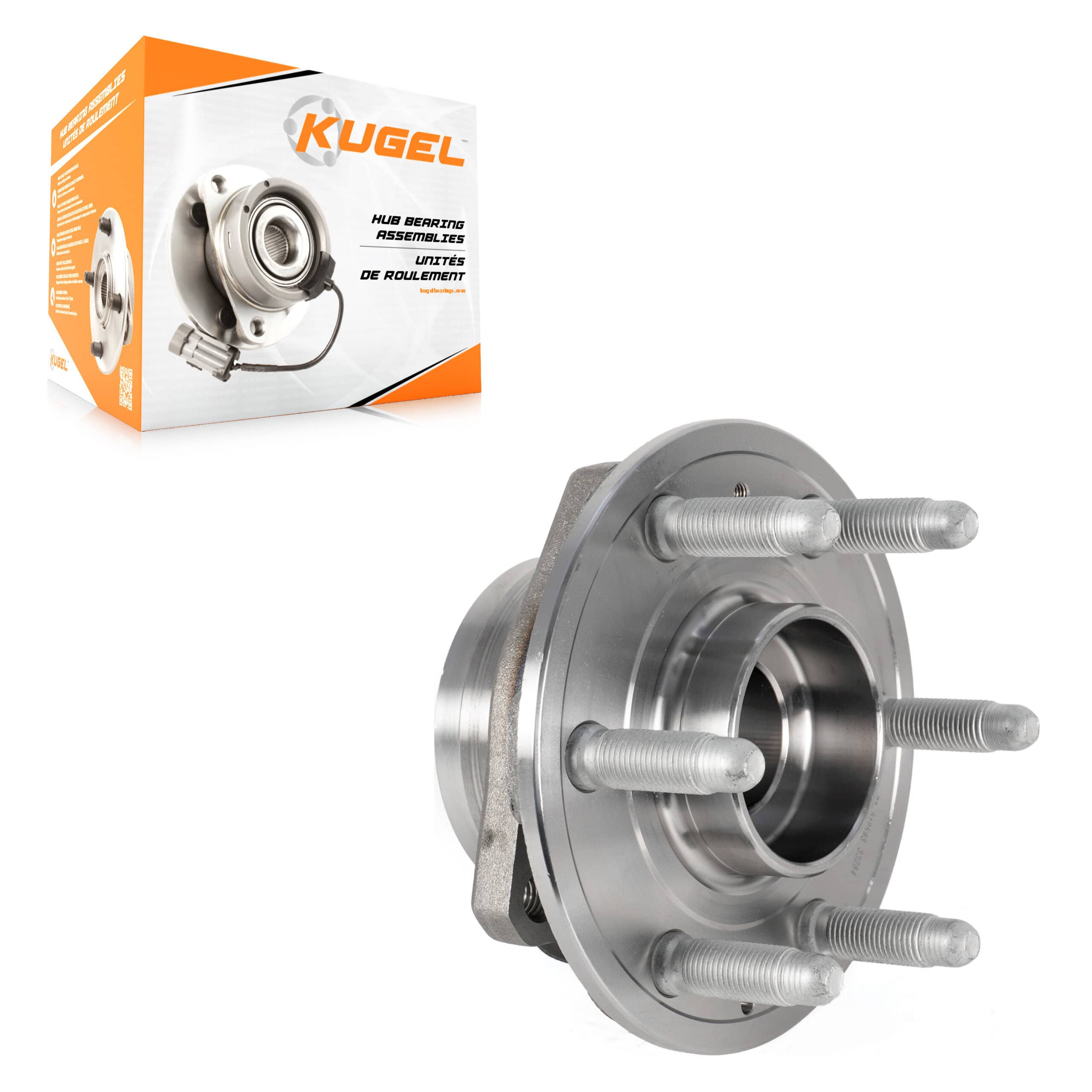 Kugel - 70-512593 - Front Wheel Bearing and Hub Assembly