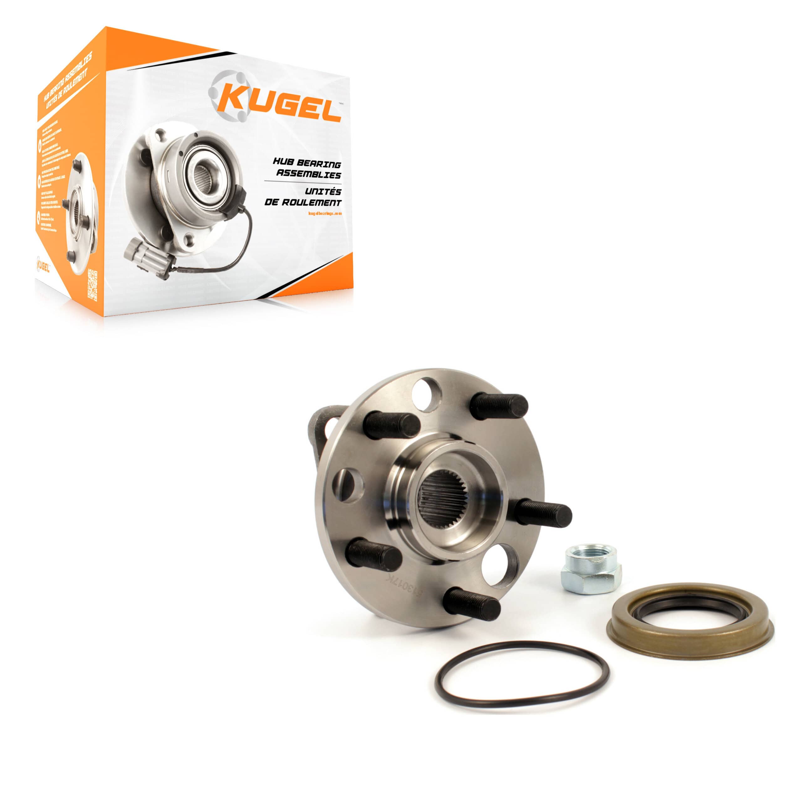Kugel - 70-513017K - Front Wheel Bearing and Hub Assembly