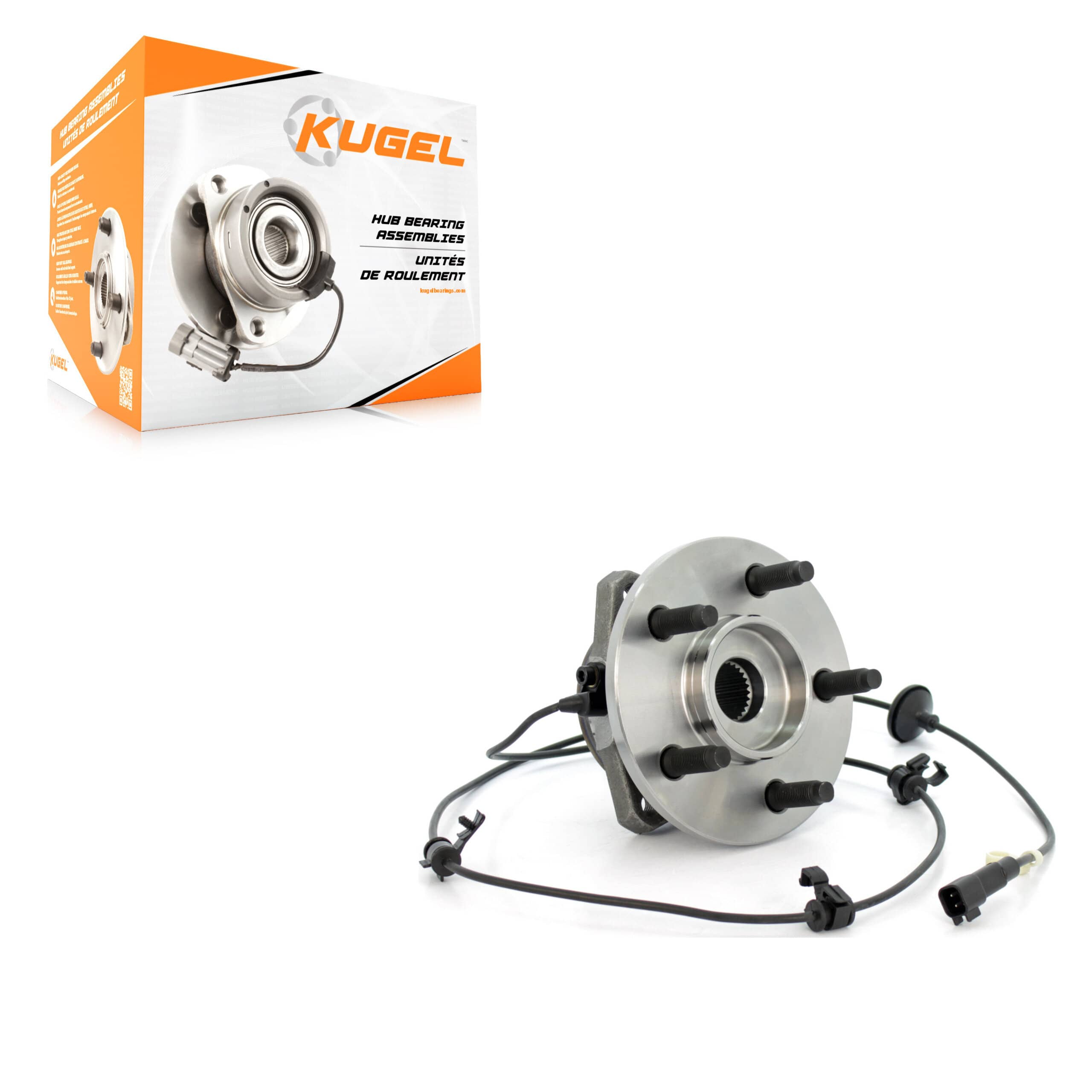 Kugel - 70-513177 - Front Right Wheel Bearing and Hub Assembly