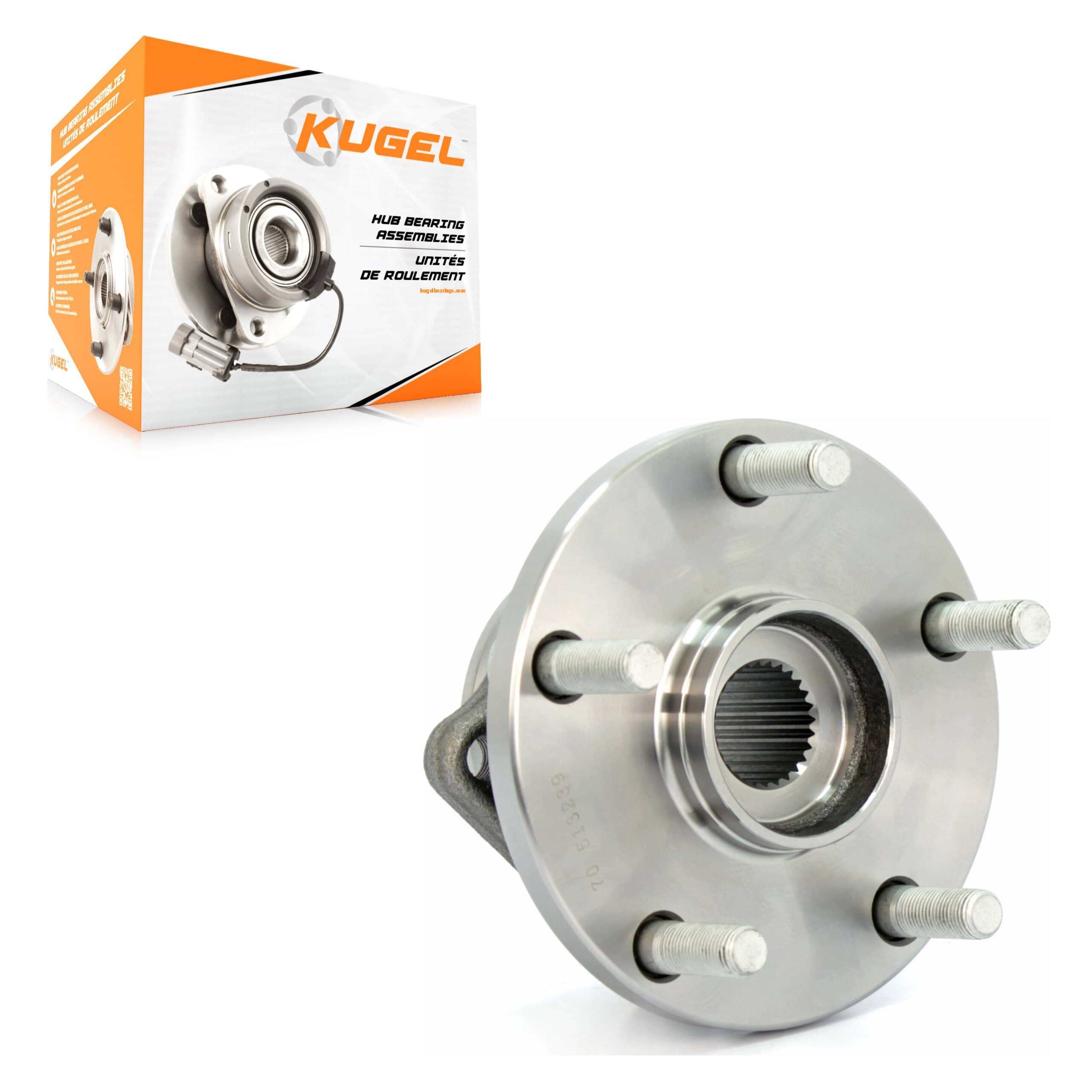 Kugel - 70-513239 - Front Wheel Bearing and Hub Assembly