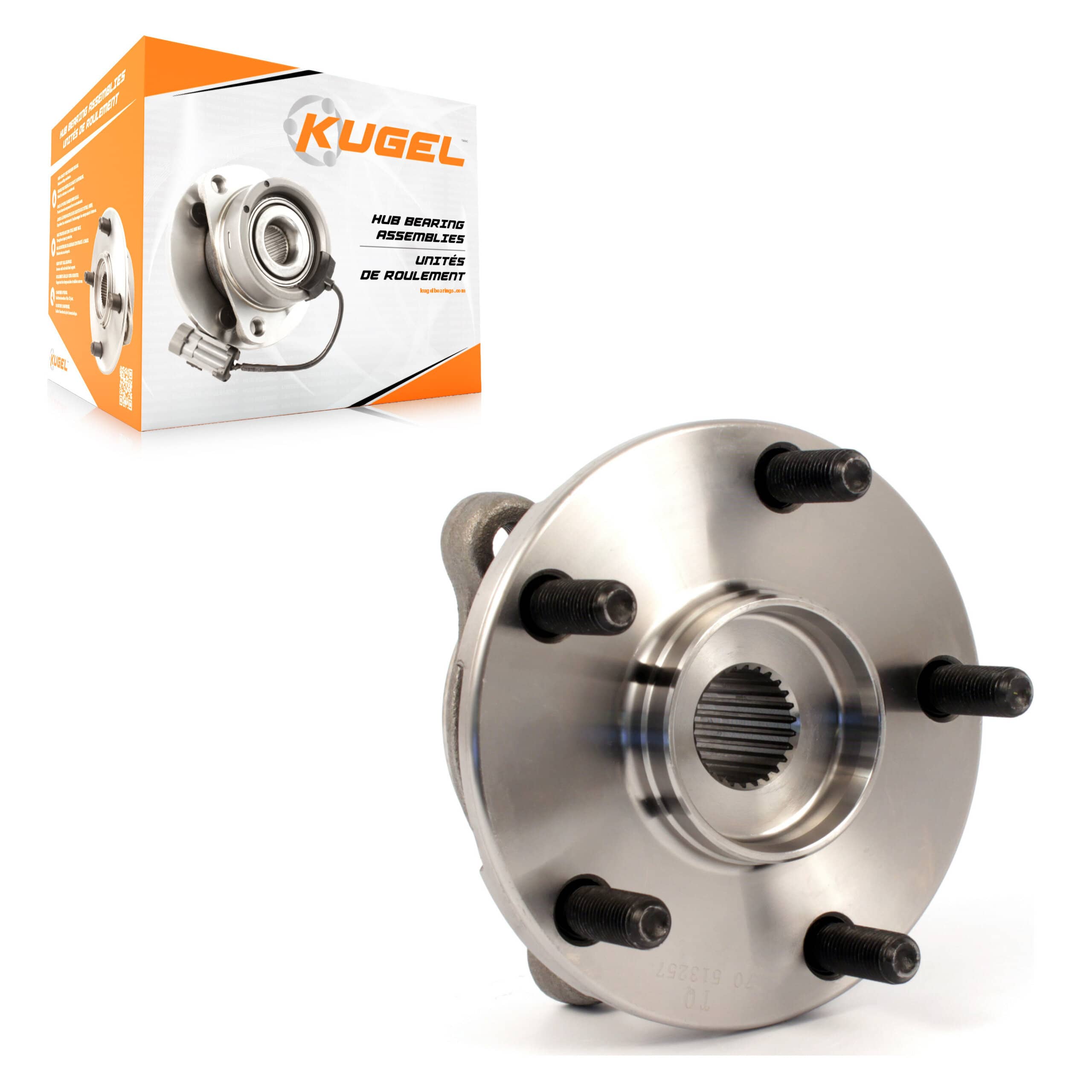 Kugel - 70-513257 - Front Wheel Bearing and Hub Assembly