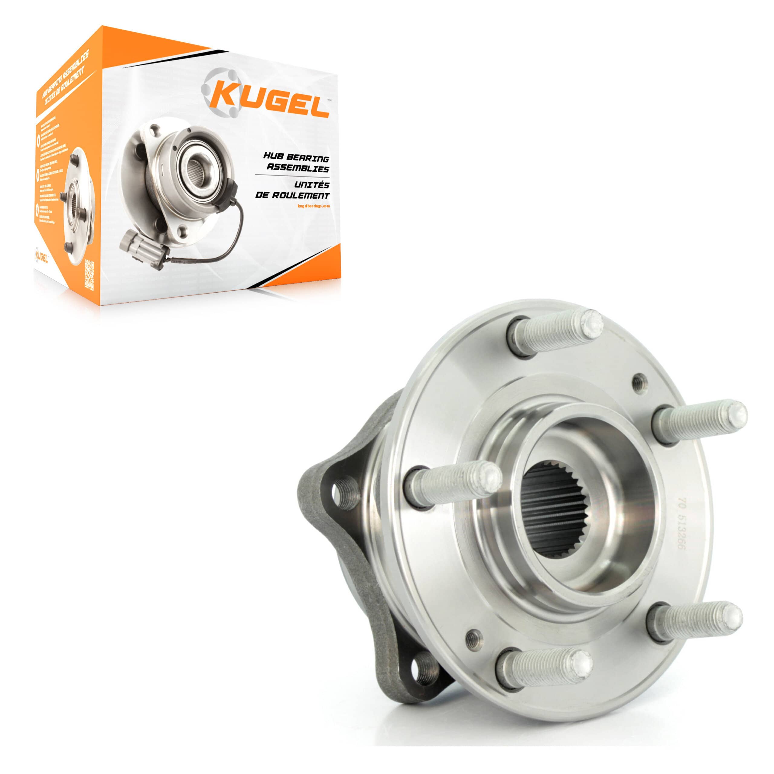 Kugel - 70-513266 - Rear Wheel Bearing and Hub Assembly