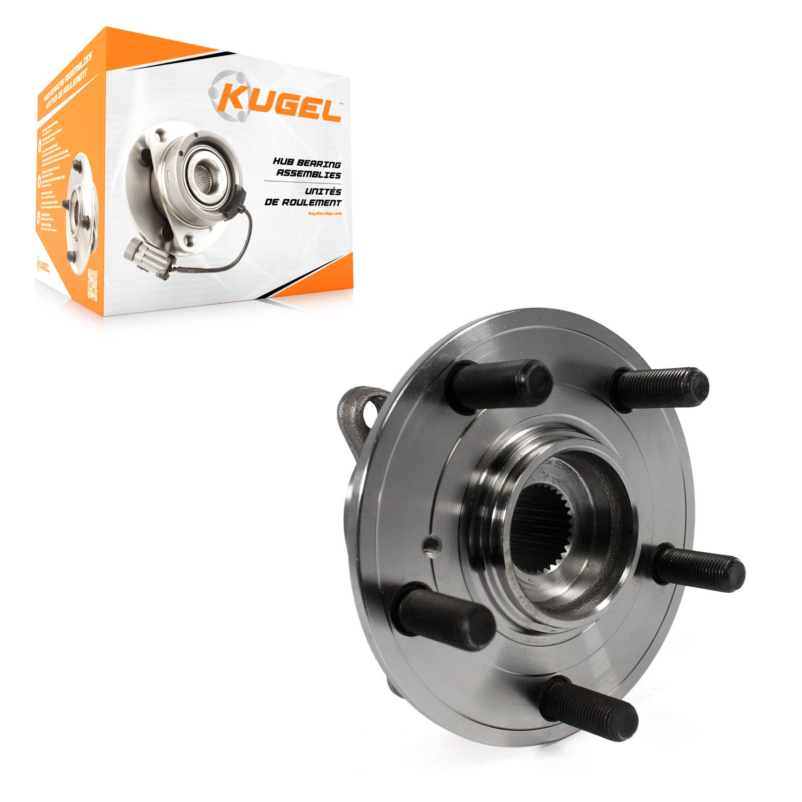 Kugel - 70-513293 - Front Wheel Bearing and Hub Assembly
