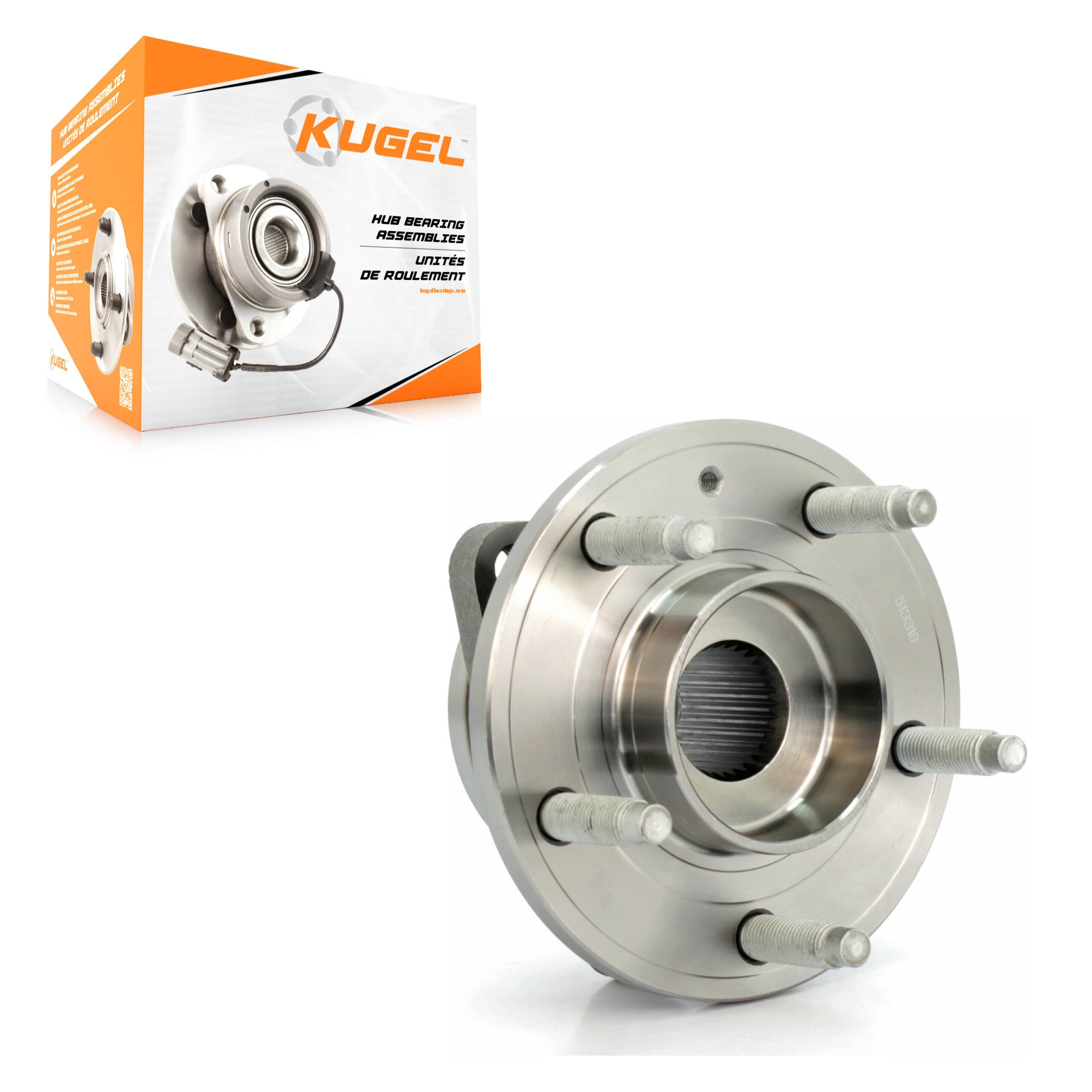 Kugel - 70-513316 - Front Wheel Bearing and Hub Assembly