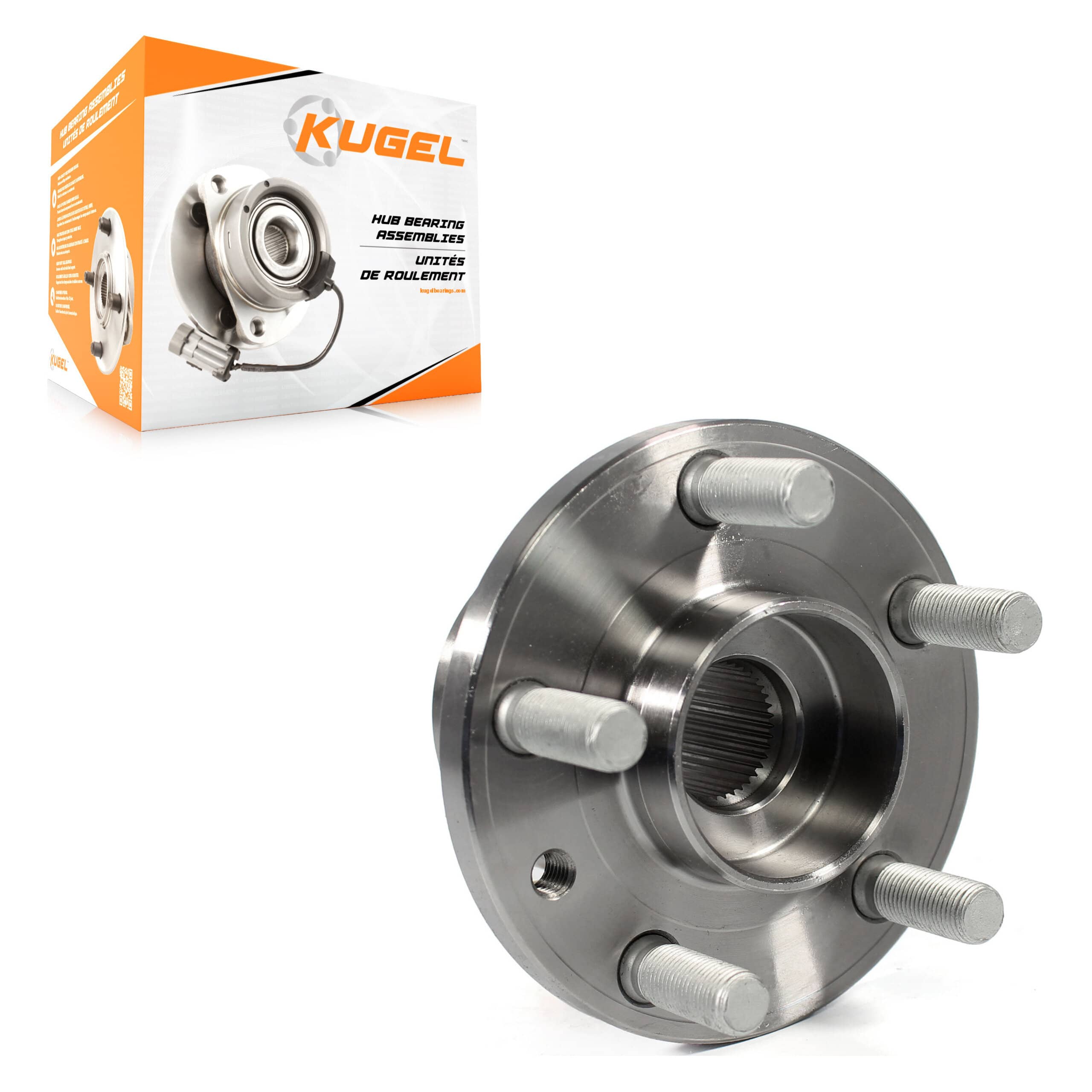 Kugel - 70-513337 - Front Wheel Bearing and Hub Assembly