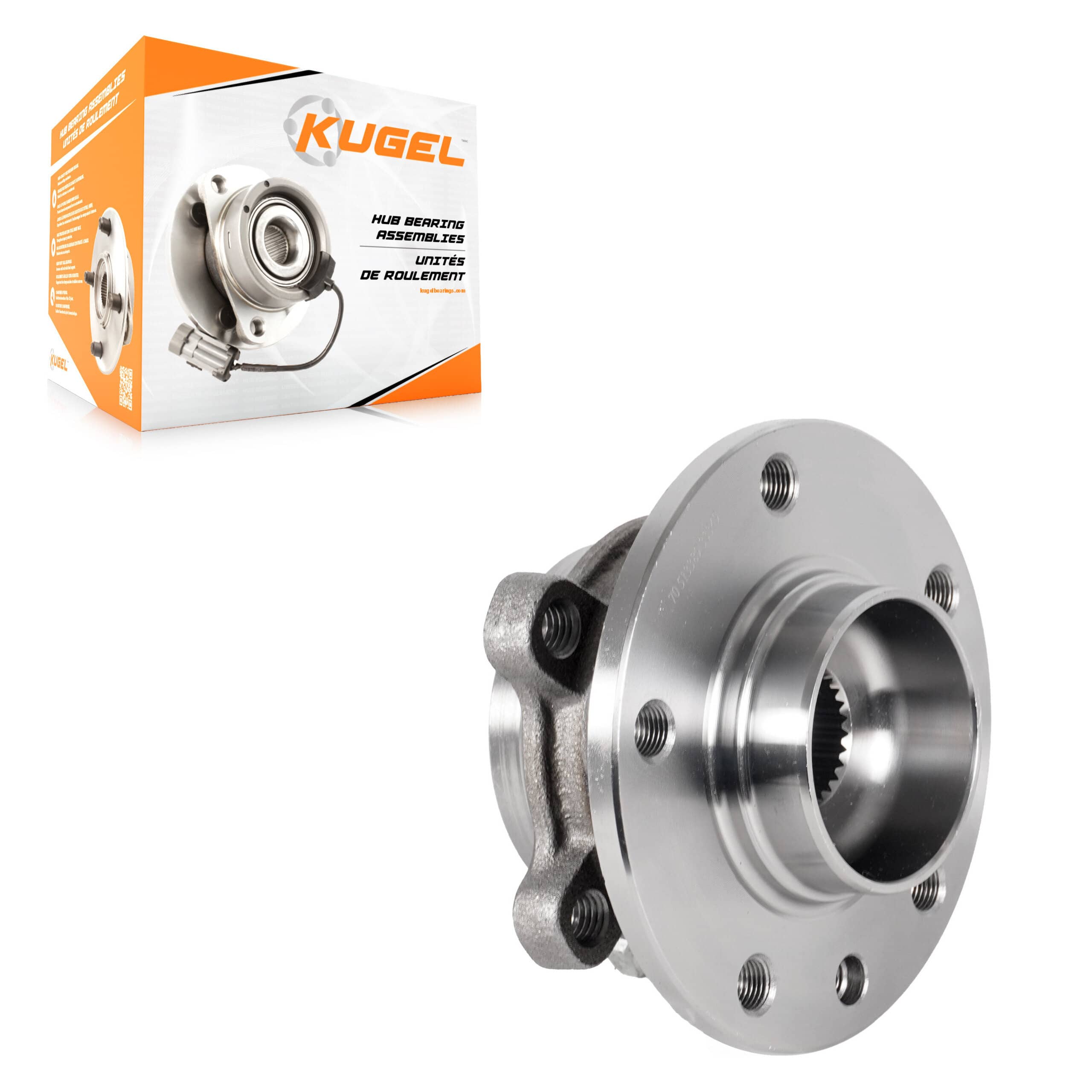 Kugel - 70-513389 - Front Wheel Bearing and Hub Assembly