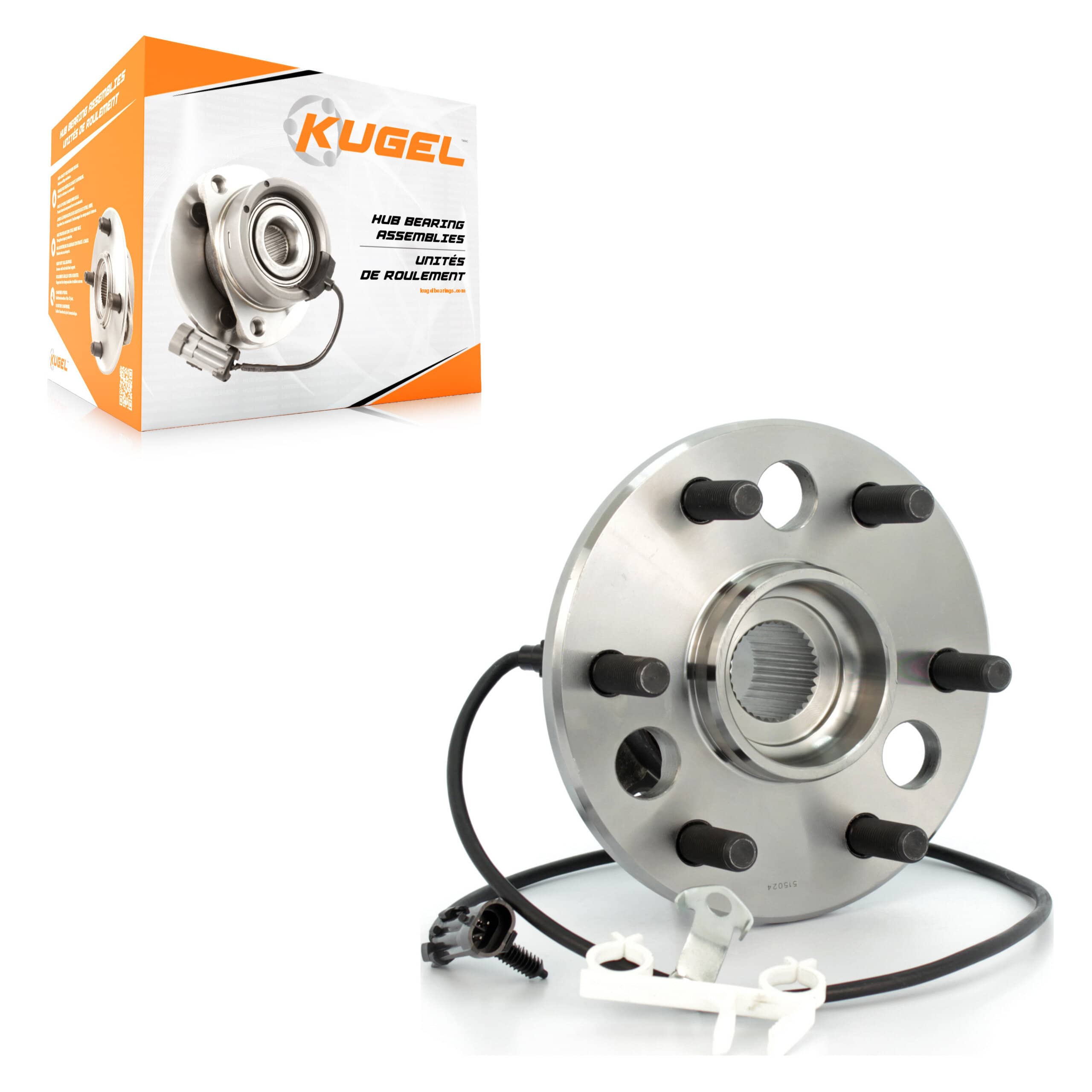 Kugel - 70-515024 - Front Wheel Bearing and Hub Assembly