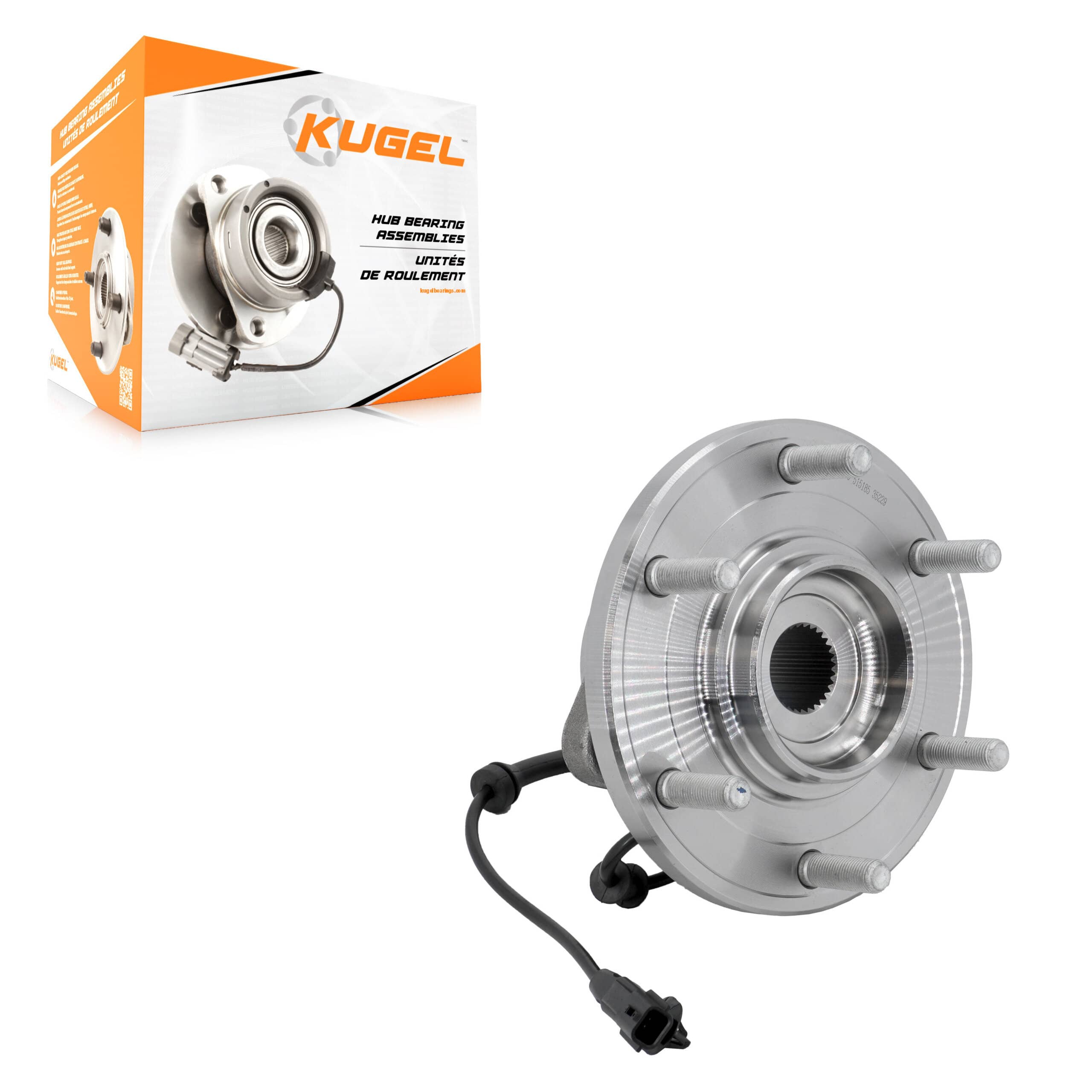 Kugel - 70-515185 - Front Wheel Bearing and Hub Assembly