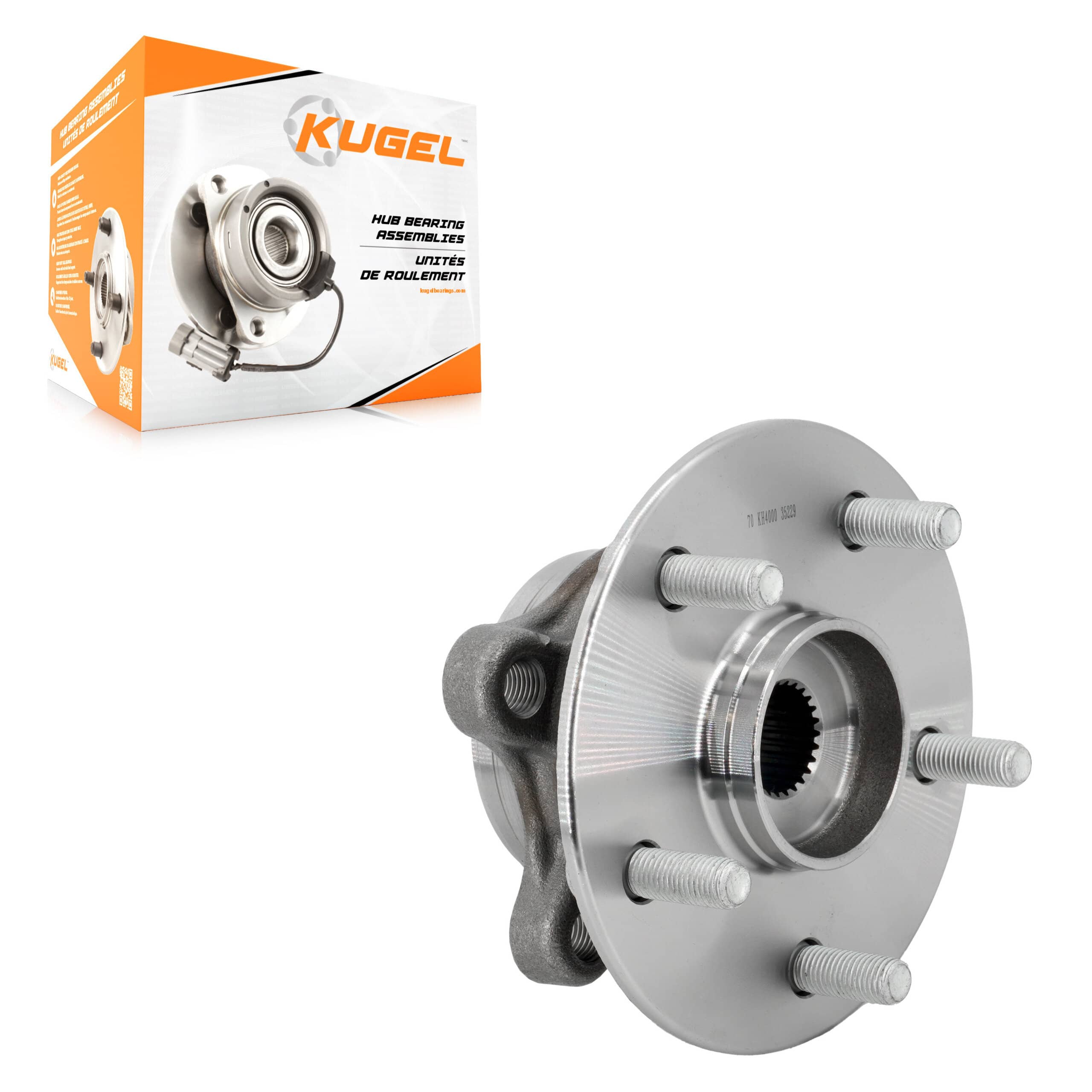Kugel - 70-KH4000 - Front Wheel Bearing and Hub Assembly