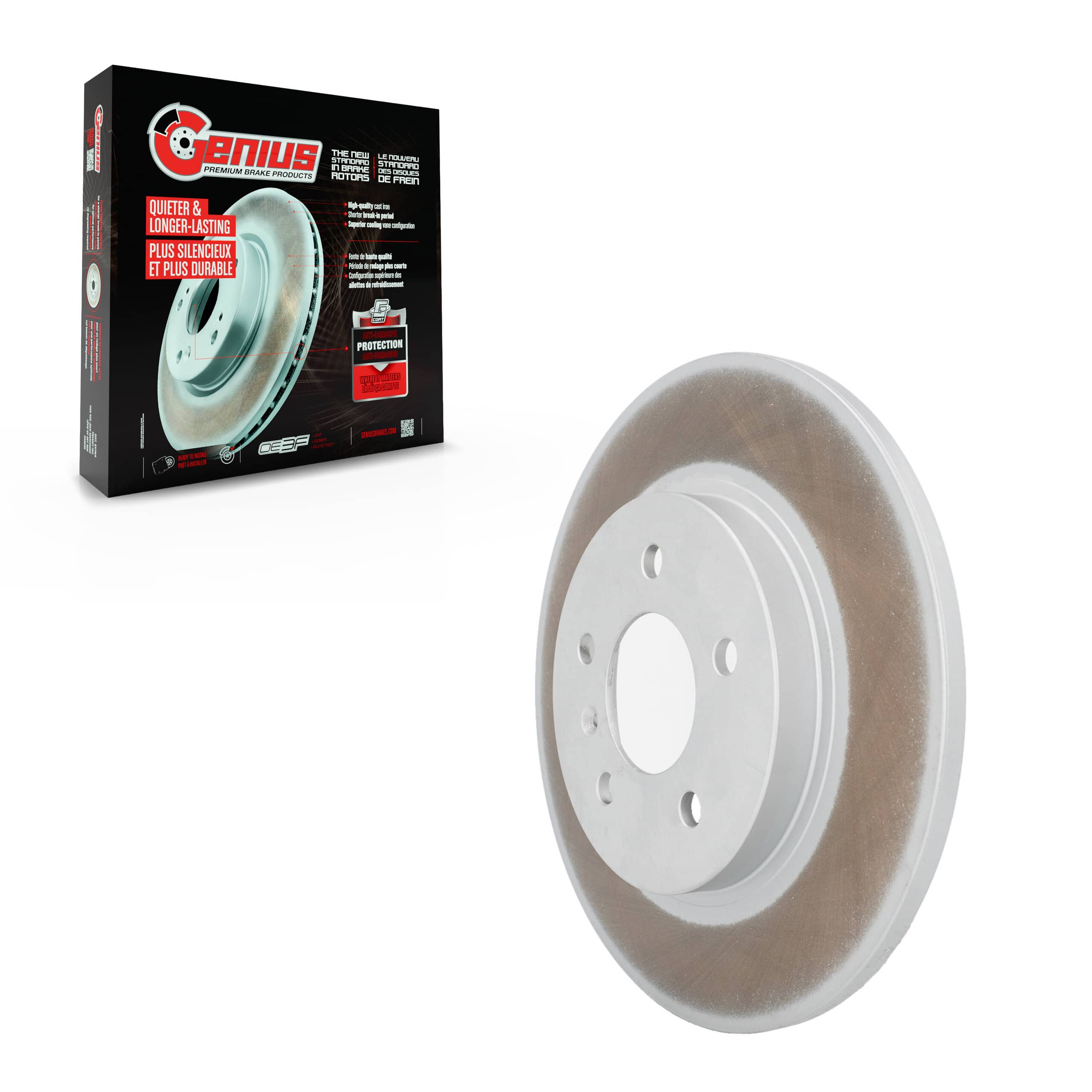 Genius - GCR-580299 - Rear Disc Brake Rotor