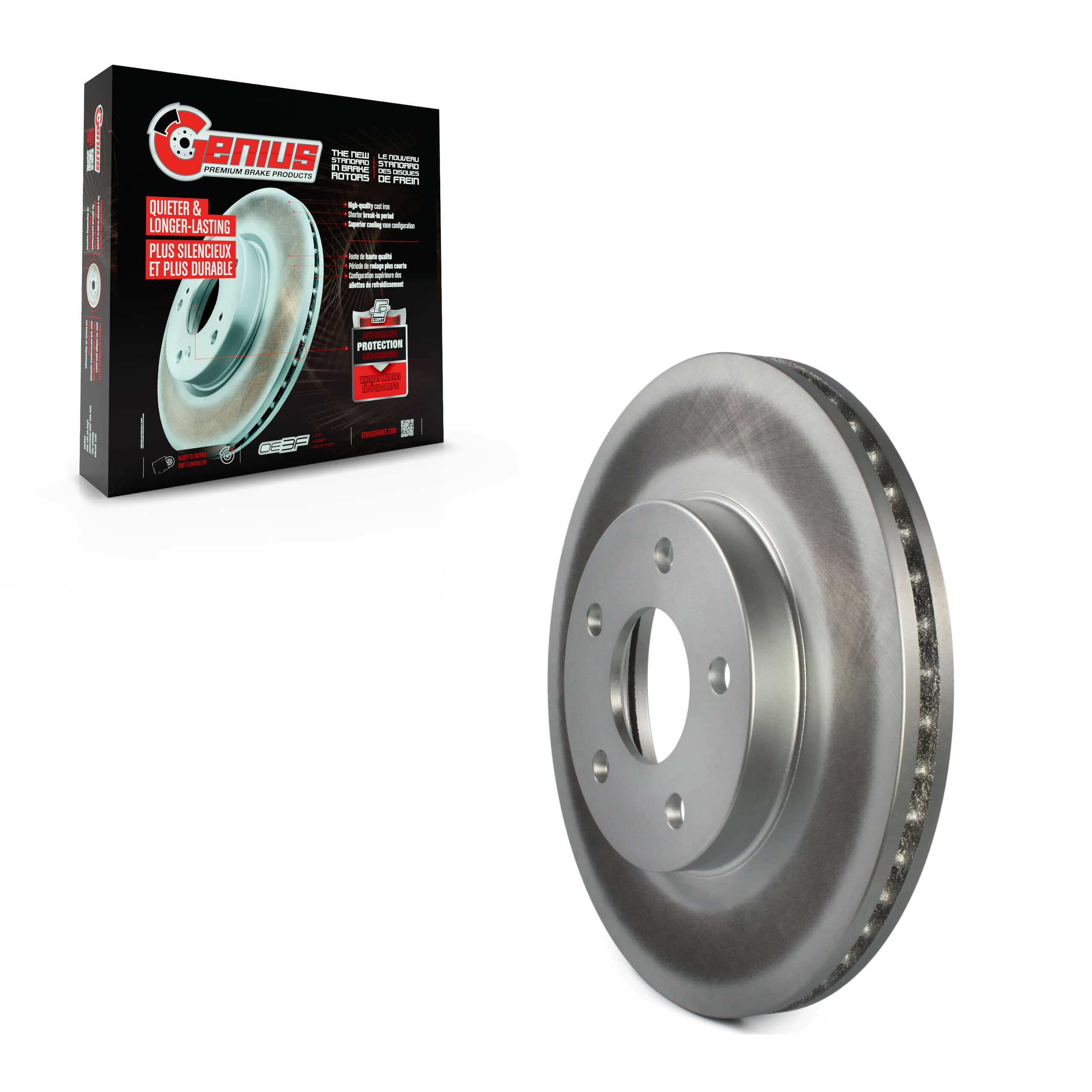 Genius - GCR-580503 - Front Disc Brake Rotor