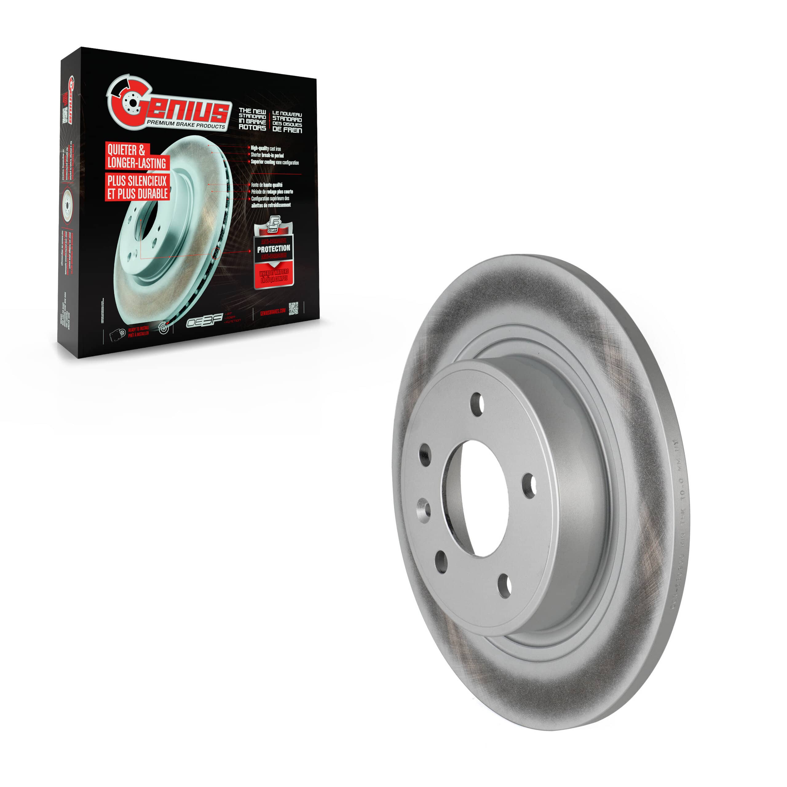 Genius - GCR-580900 - Rear Disc Brake Rotor