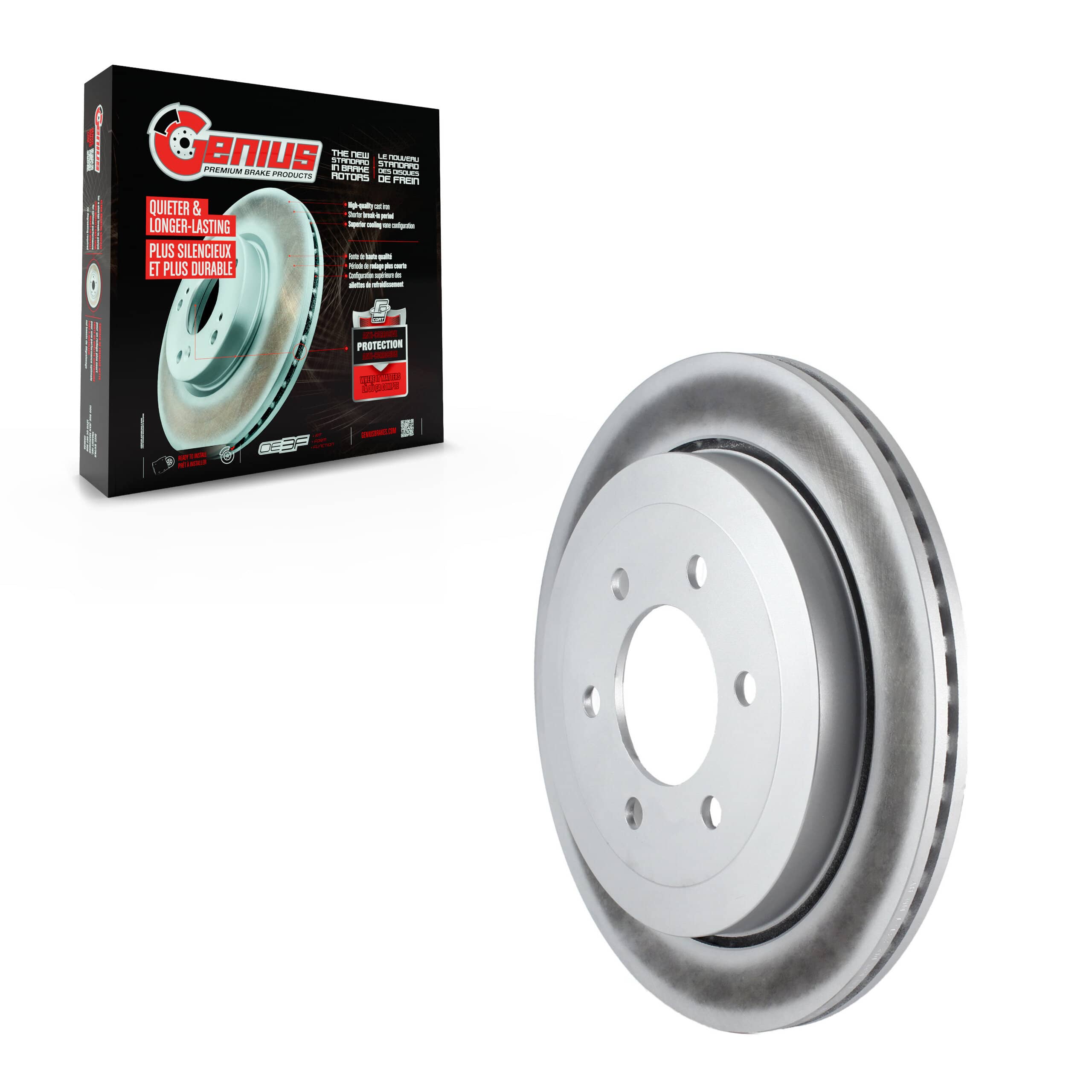 Genius - GCR-680507 - Rear Disc Brake Rotor