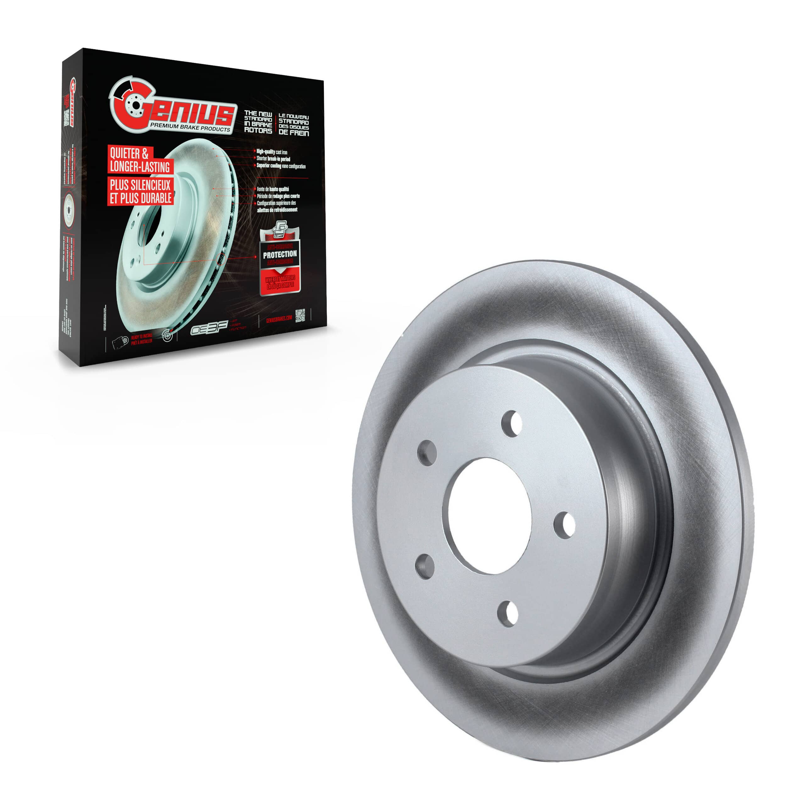 Genius - GCR-680999 - Rear Disc Brake Rotor