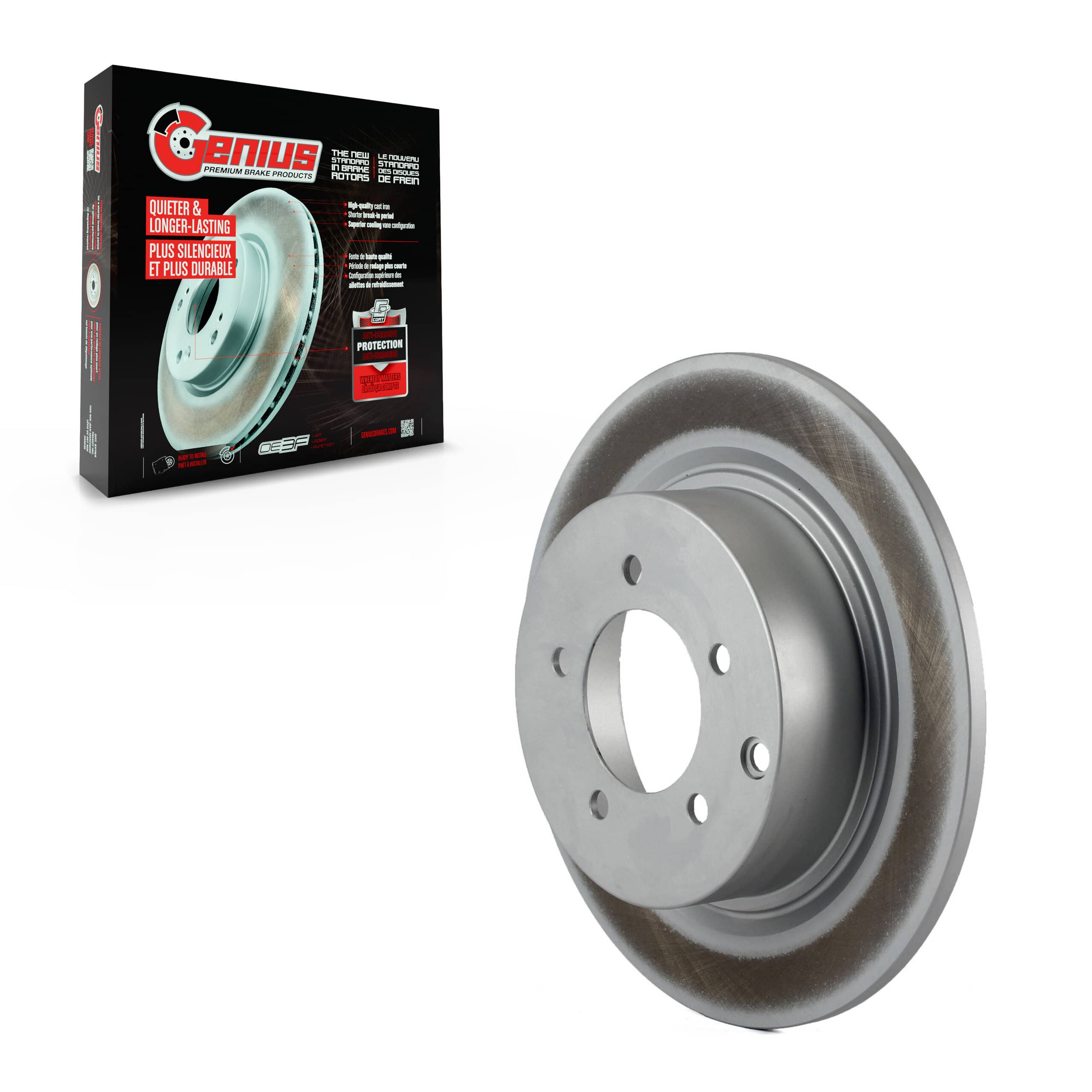 Genius - GCR-780541 - Rear Disc Brake Rotor