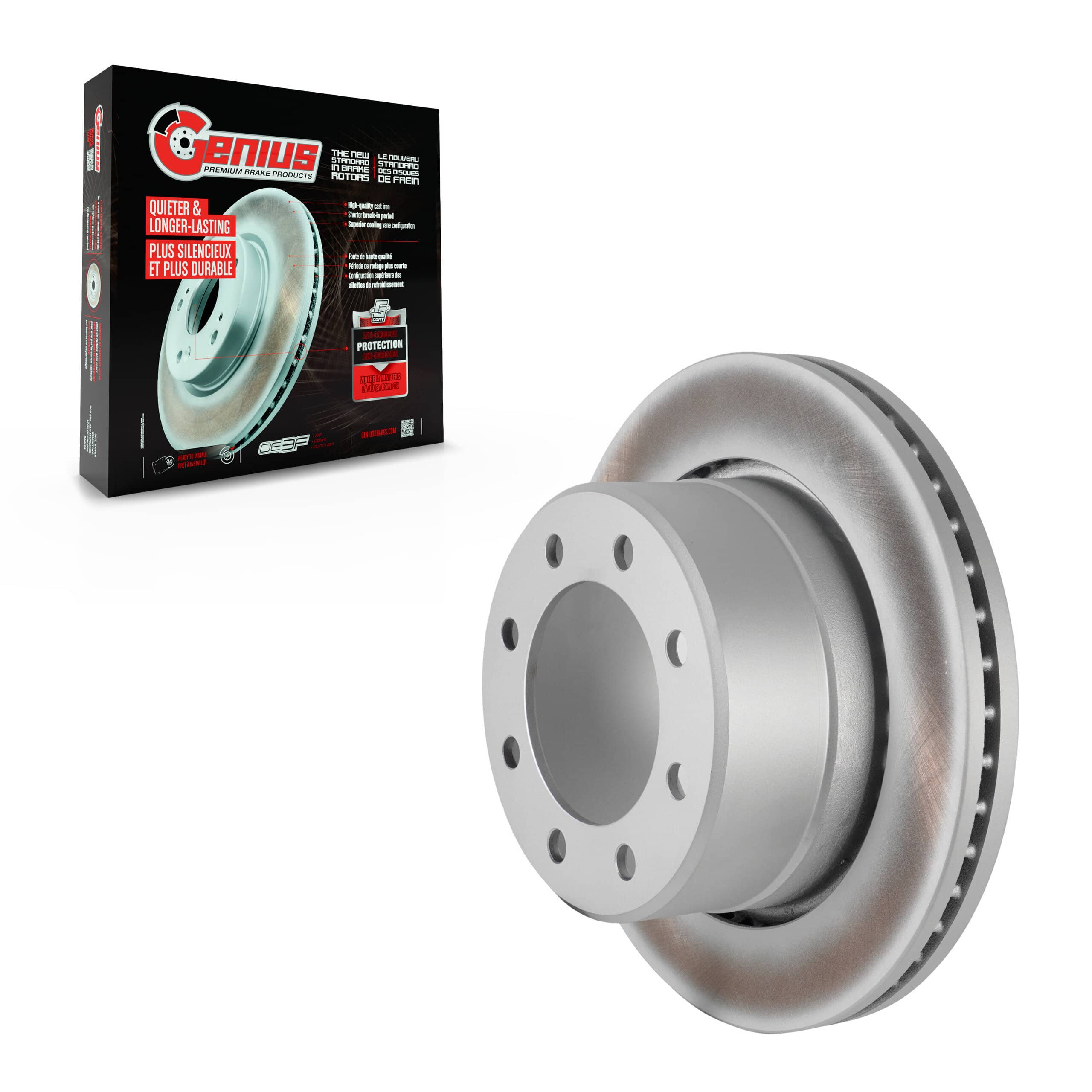 Genius - GCR-780733 - Rear Disc Brake Rotor
