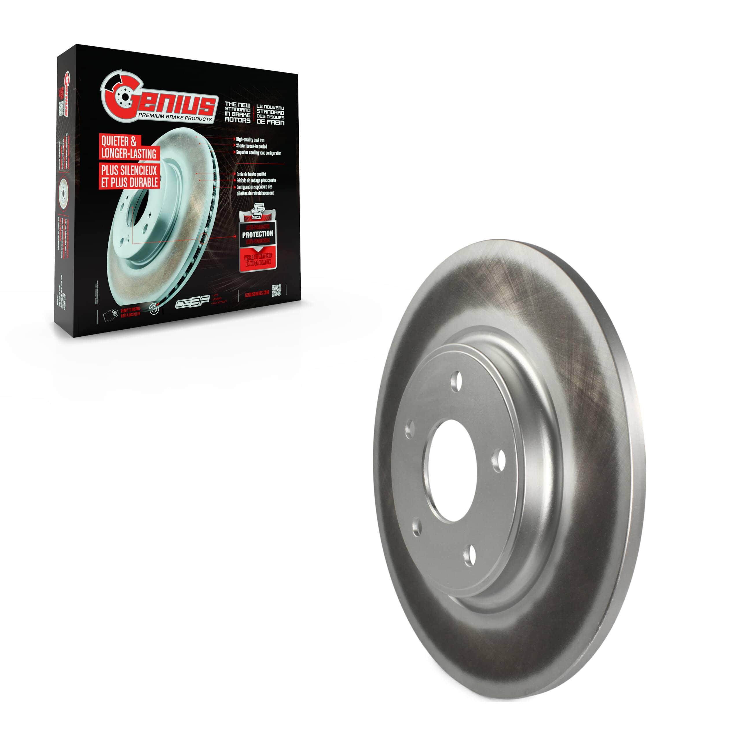 Genius - GCR-780965 - Rear Disc Brake Rotor
