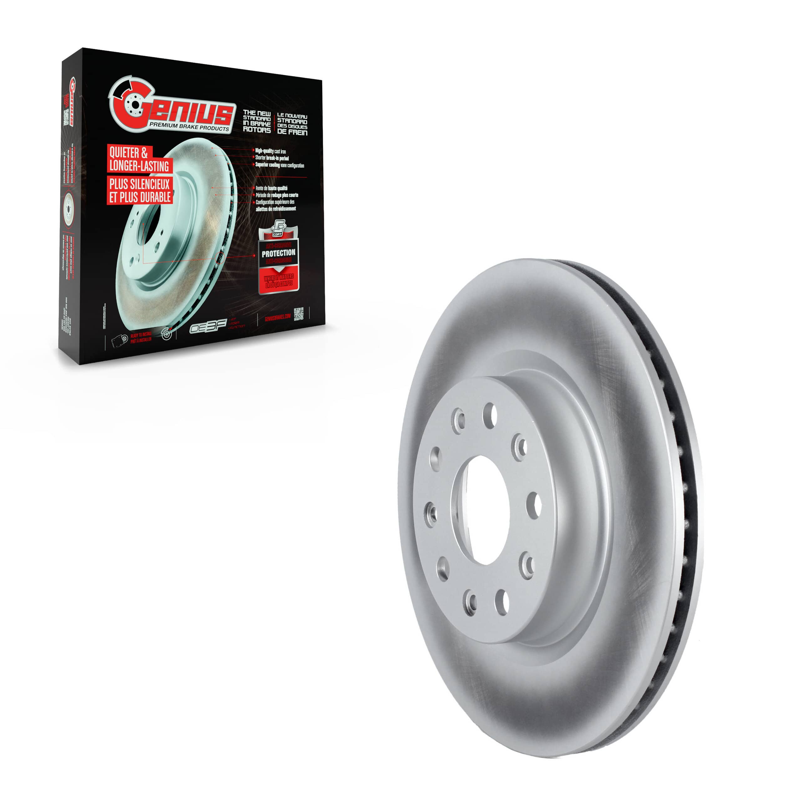 Genius - GCR-782320 - Front Disc Brake Rotor
